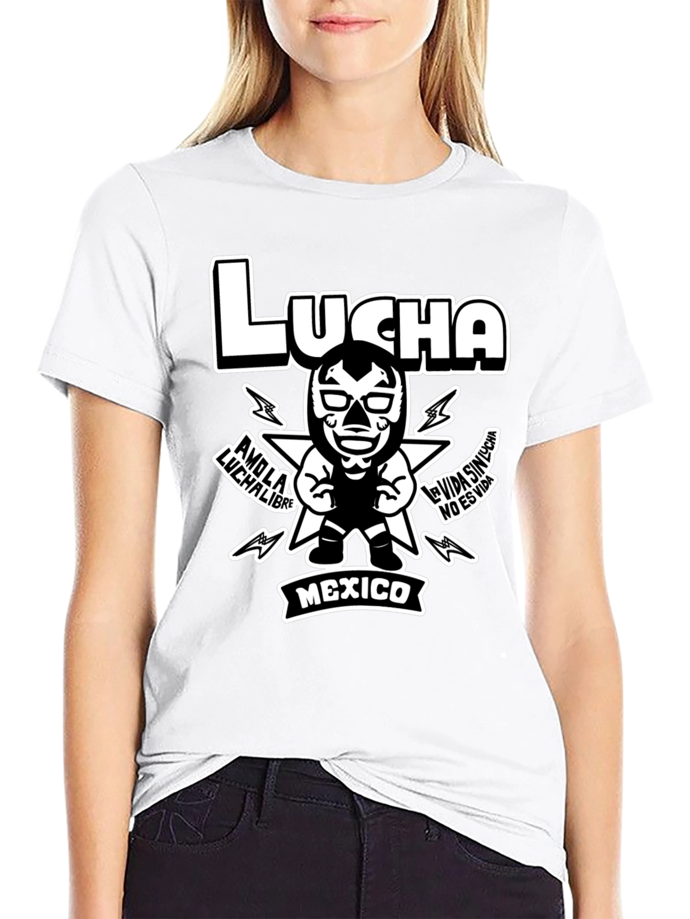 Lucha Libre Wrestling Graphic T-Shirt - Mexico