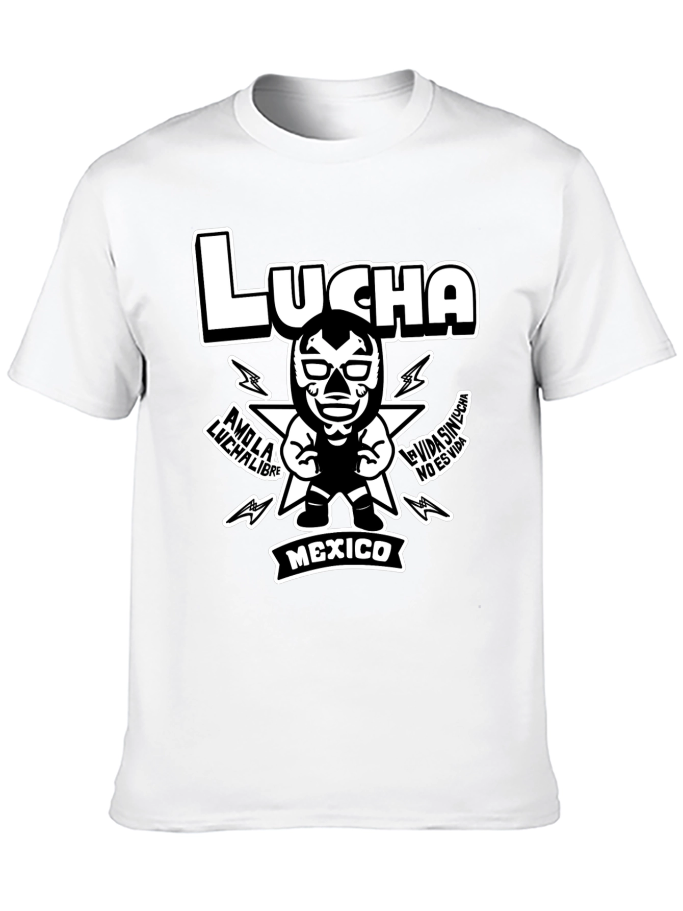 Lucha Libre Wrestling Graphic T-Shirt - Mexico