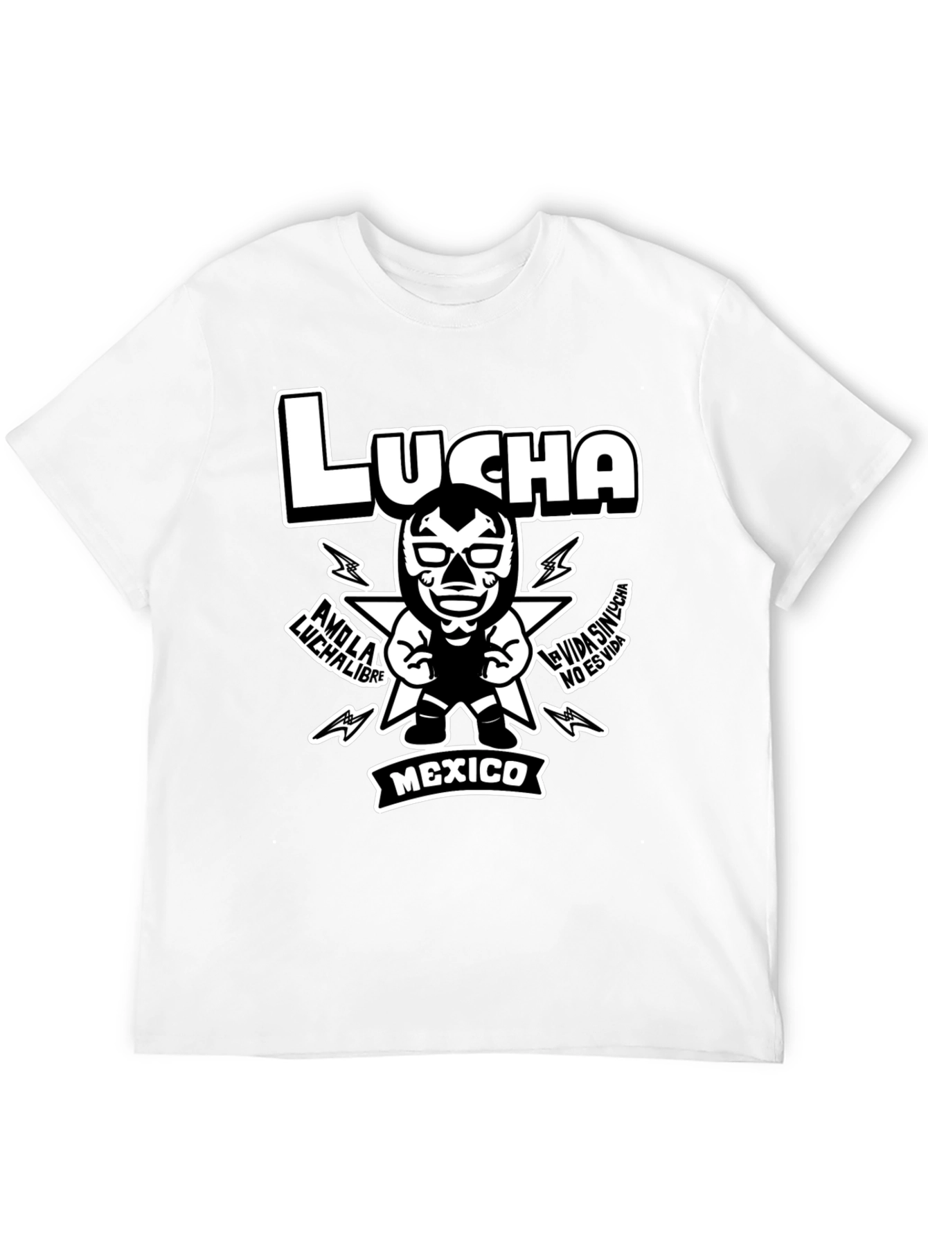 Lucha Libre Wrestling Graphic T-Shirt - Mexico