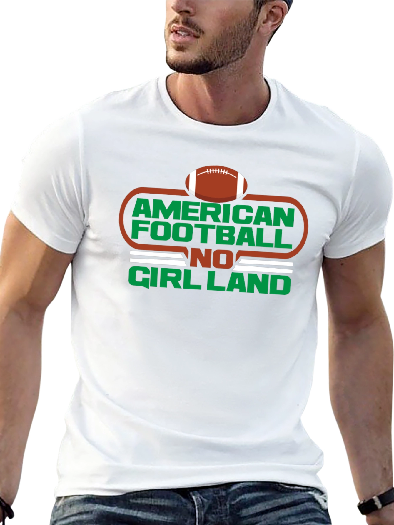 American Football No Girl Land T-Shirt