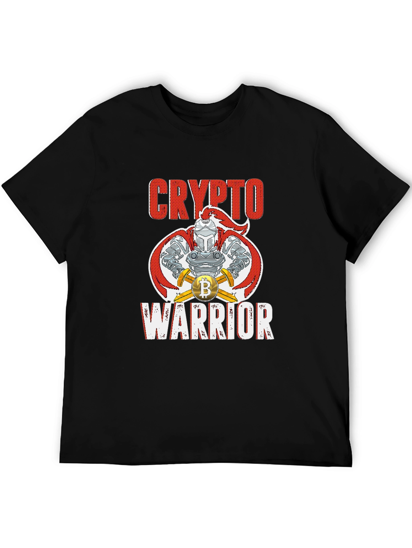 Crypto Warrior Bitcoin Knight T-Shirt