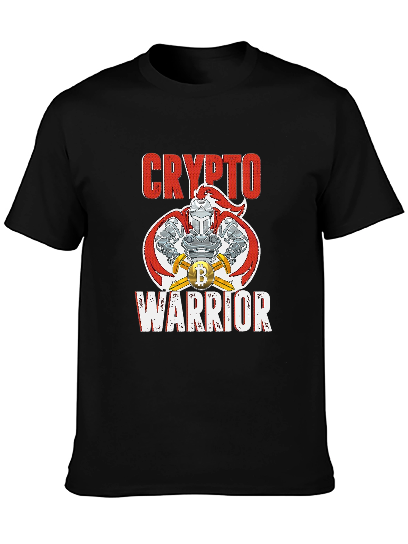 Crypto Warrior Bitcoin Knight T-Shirt