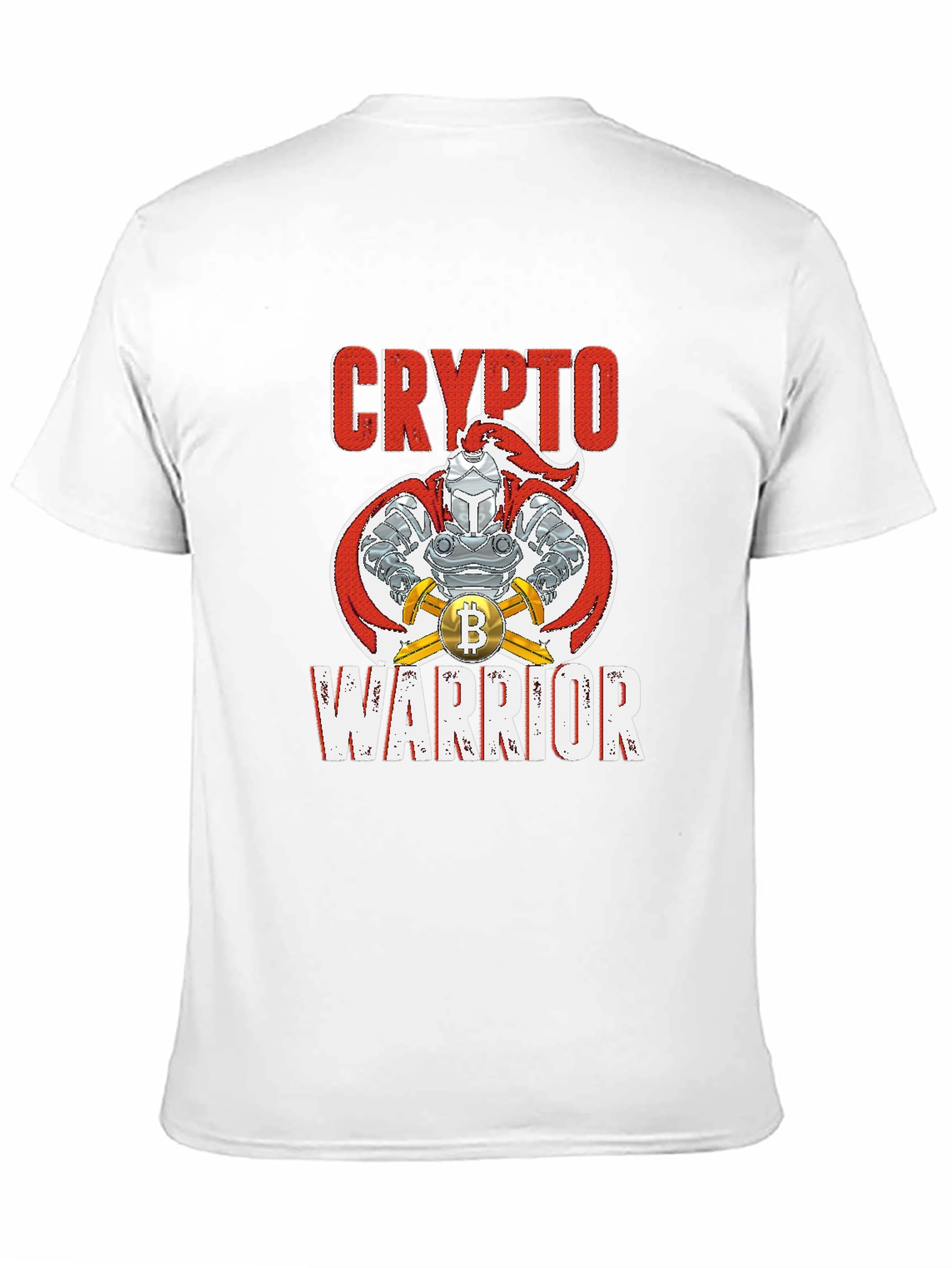 Crypto Warrior Bitcoin Knight T-Shirt