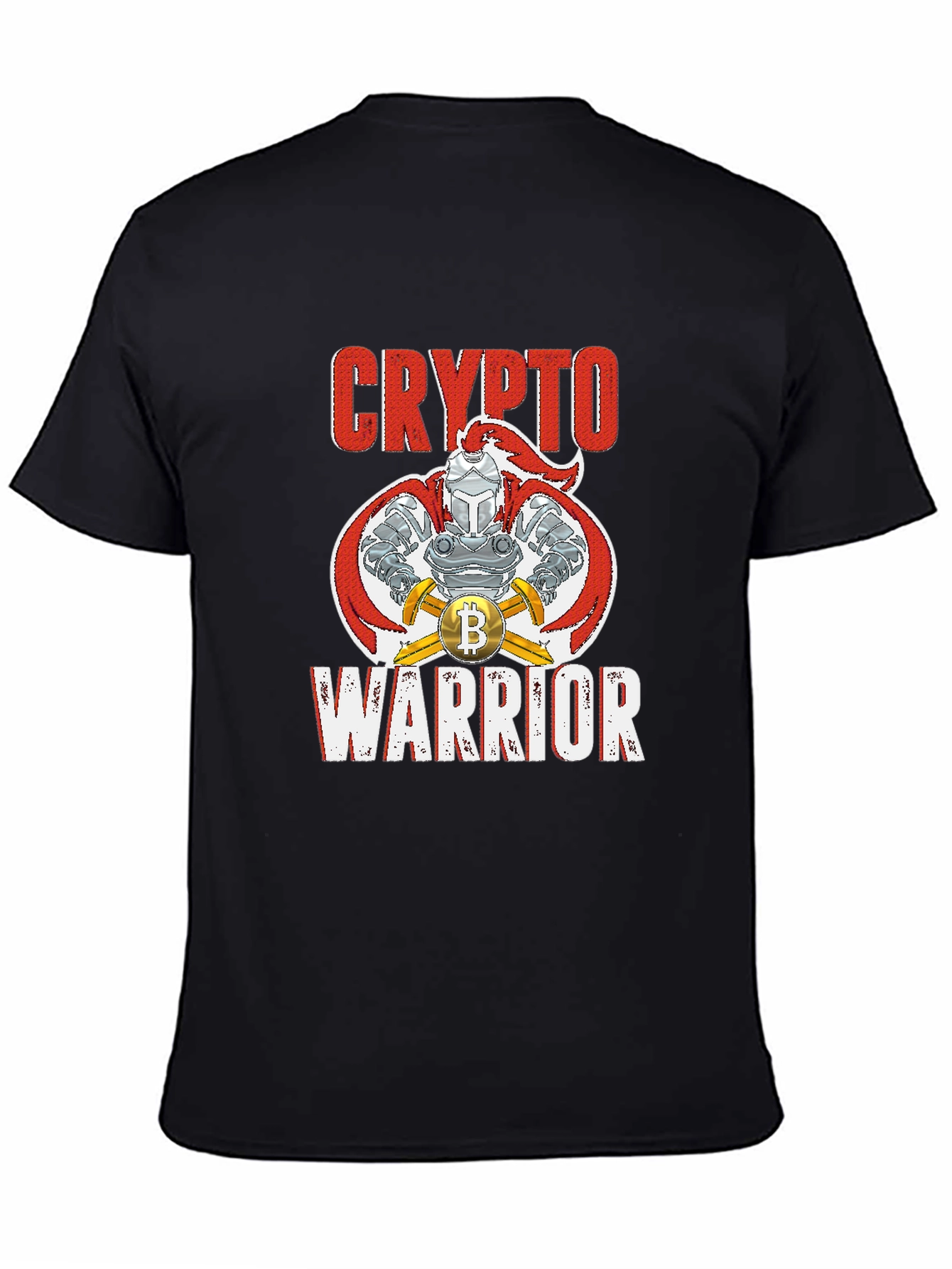 Crypto Warrior Bitcoin Knight T-Shirt