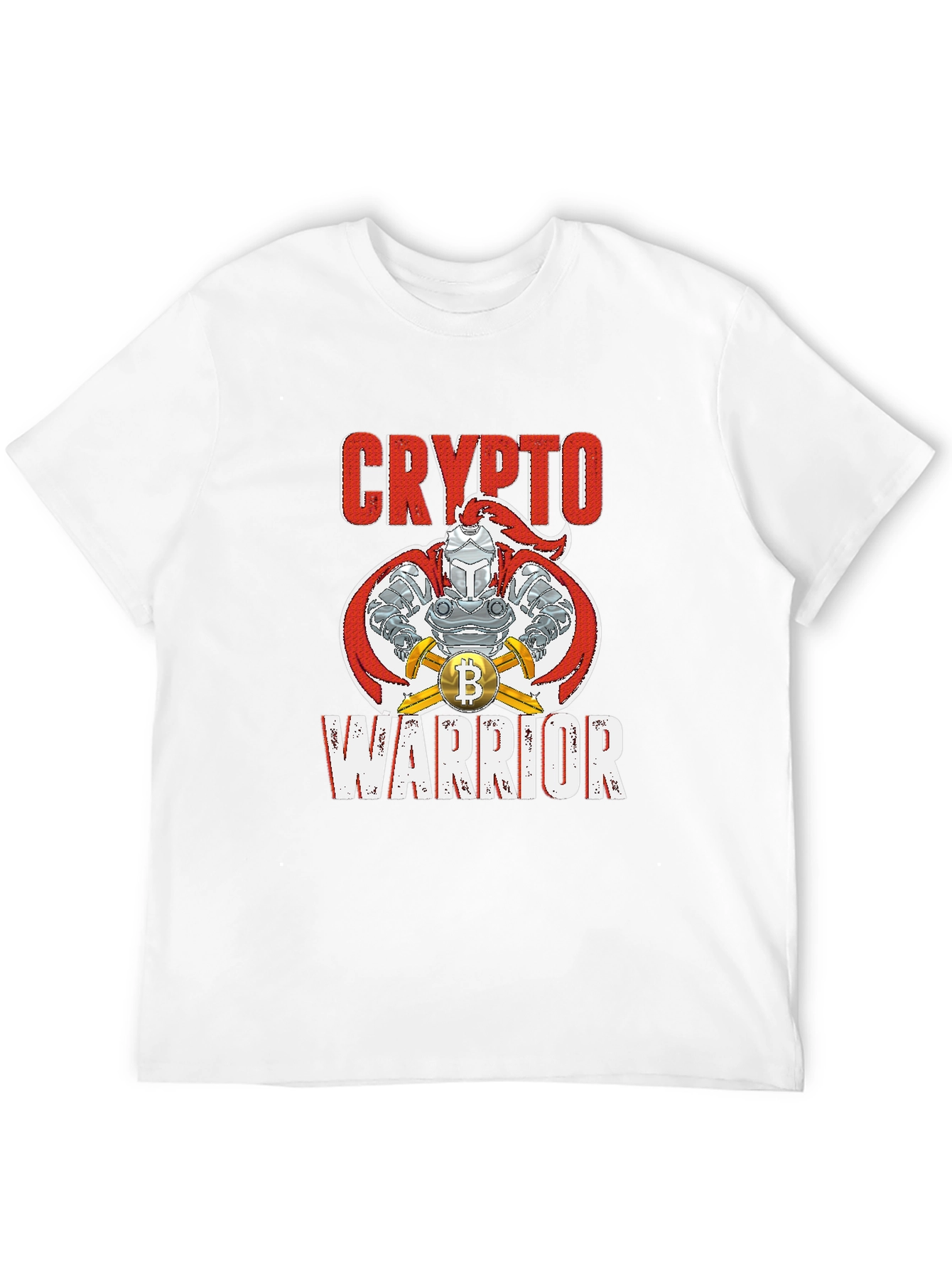 Crypto Warrior Bitcoin Knight T-Shirt