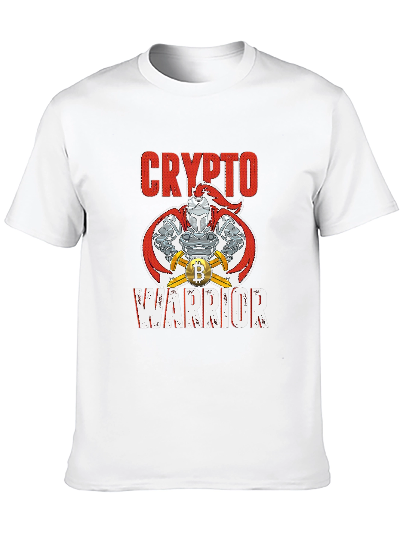 Crypto Warrior Bitcoin Knight T-Shirt