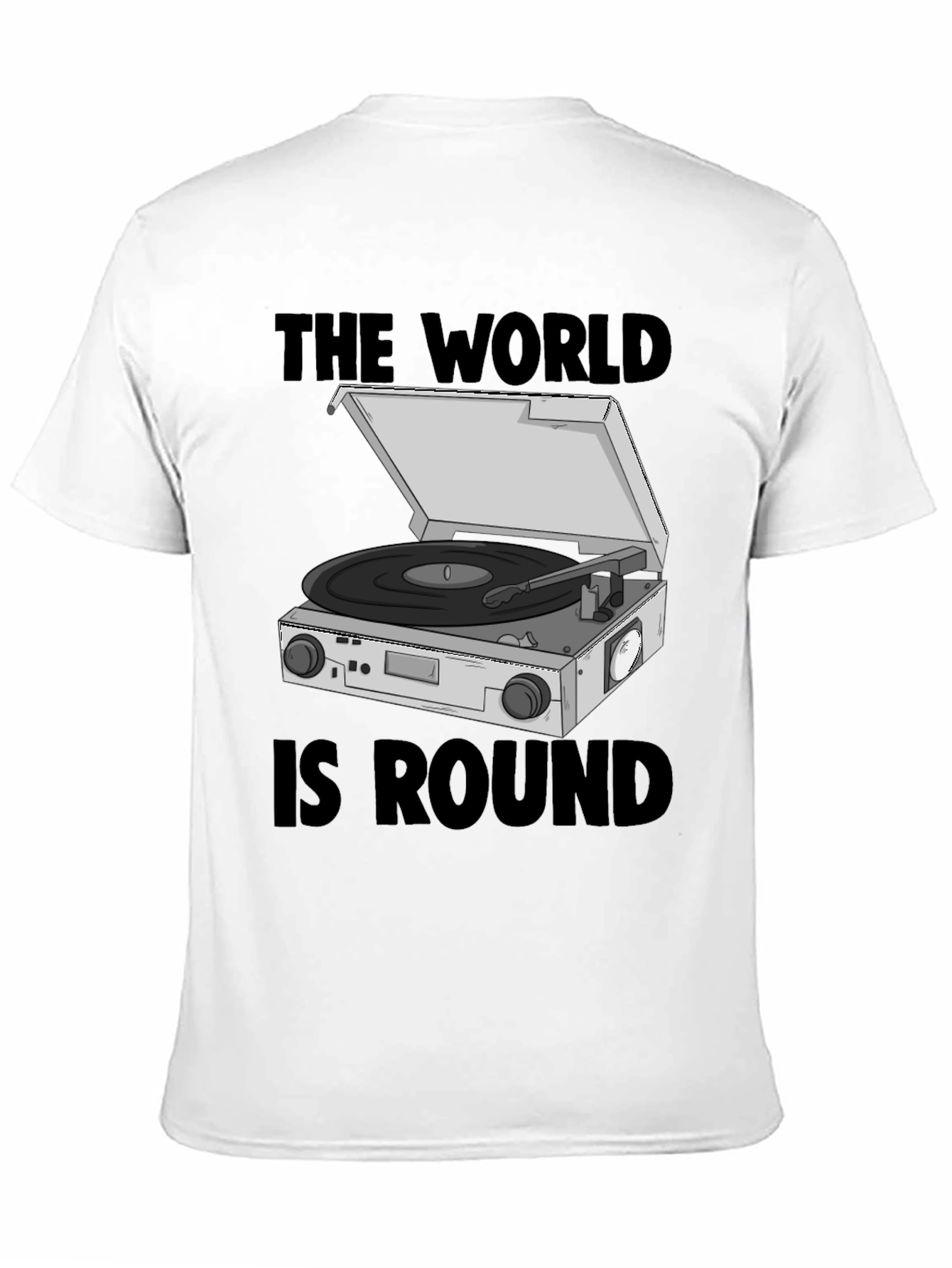 The World Is Round Turntable Graphic Tee