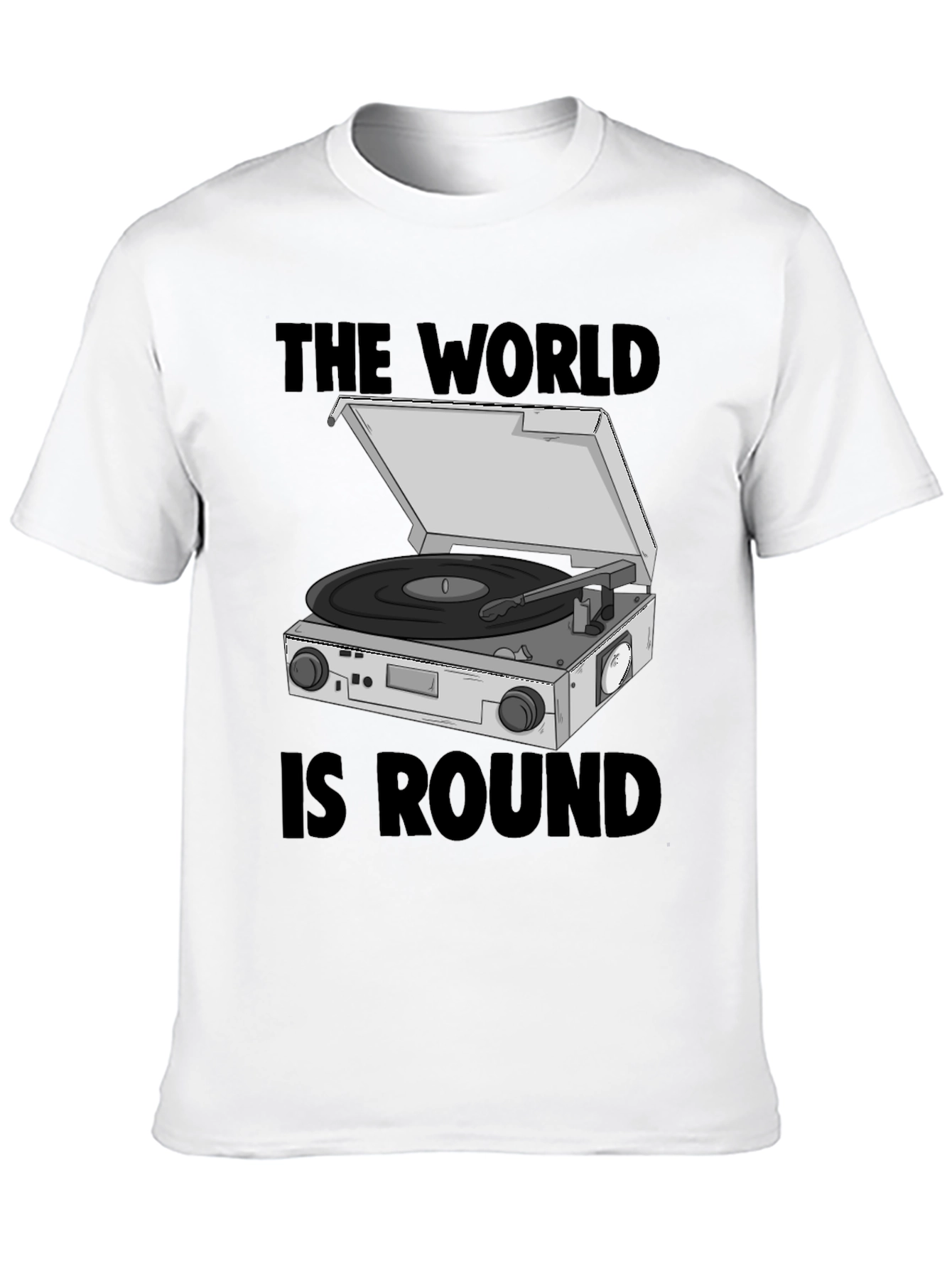 The World Is Round Turntable Graphic Tee