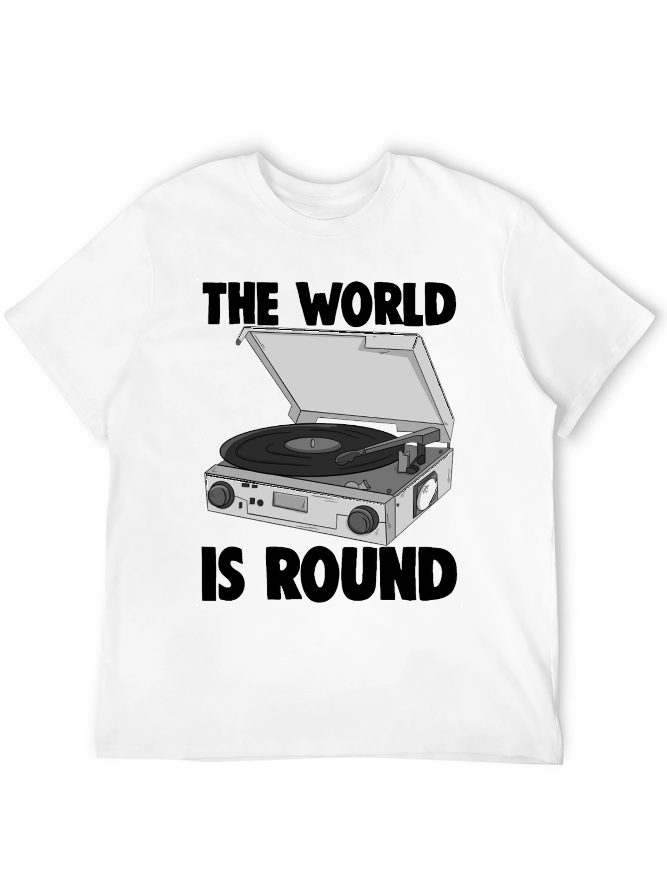 The World Is Round Turntable Graphic Tee