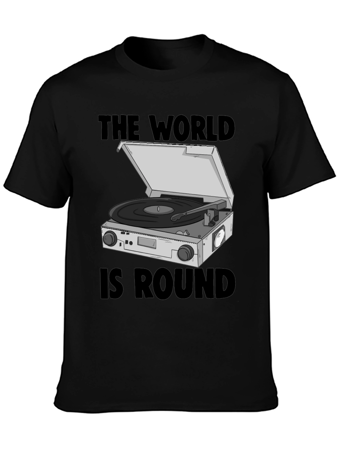 The World Is Round Turntable Graphic Tee