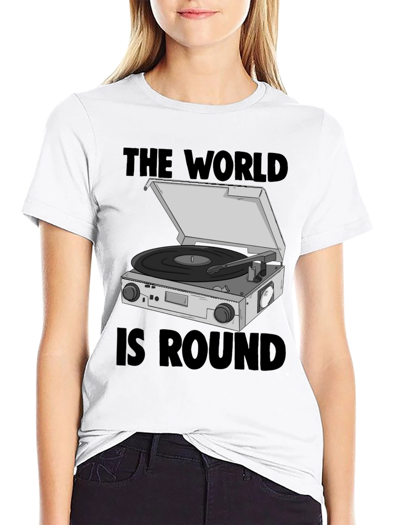 The World Is Round Turntable Graphic Tee