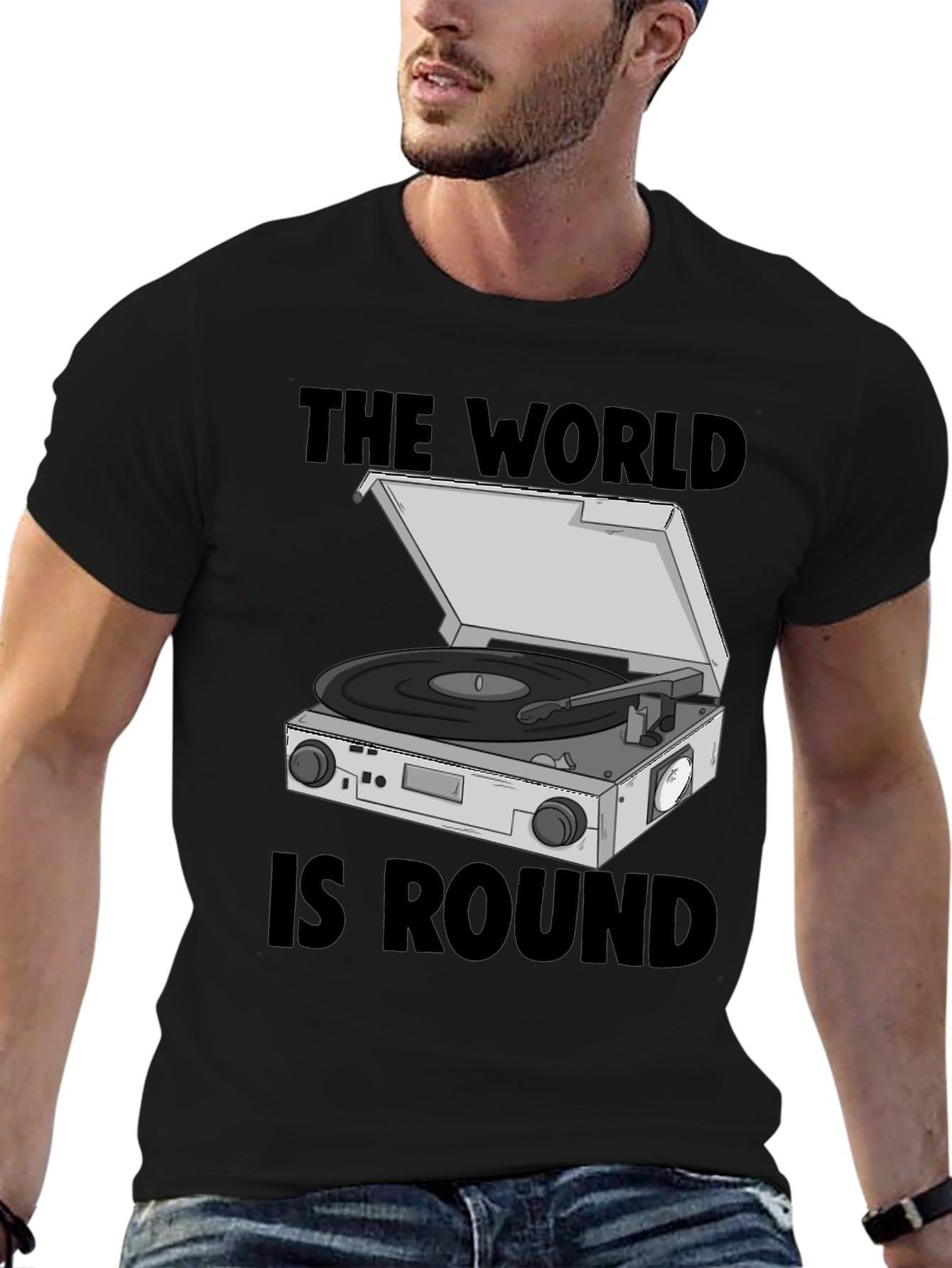 The World Is Round Turntable Graphic Tee