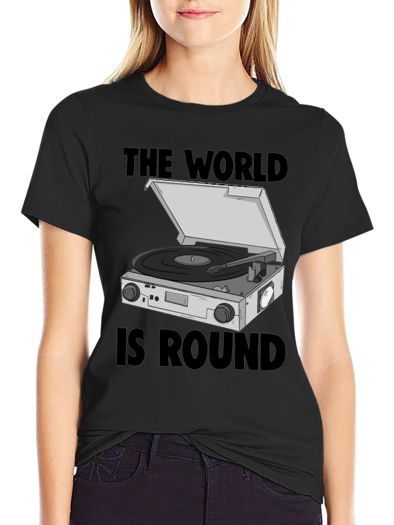 The World Is Round Turntable Graphic Tee