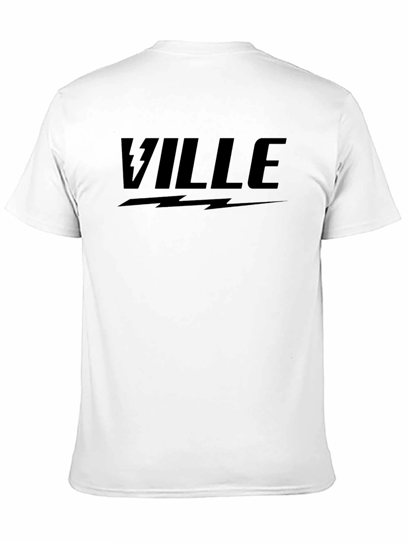 Ville Lightning Bolt Graphic T-Shirt - Black