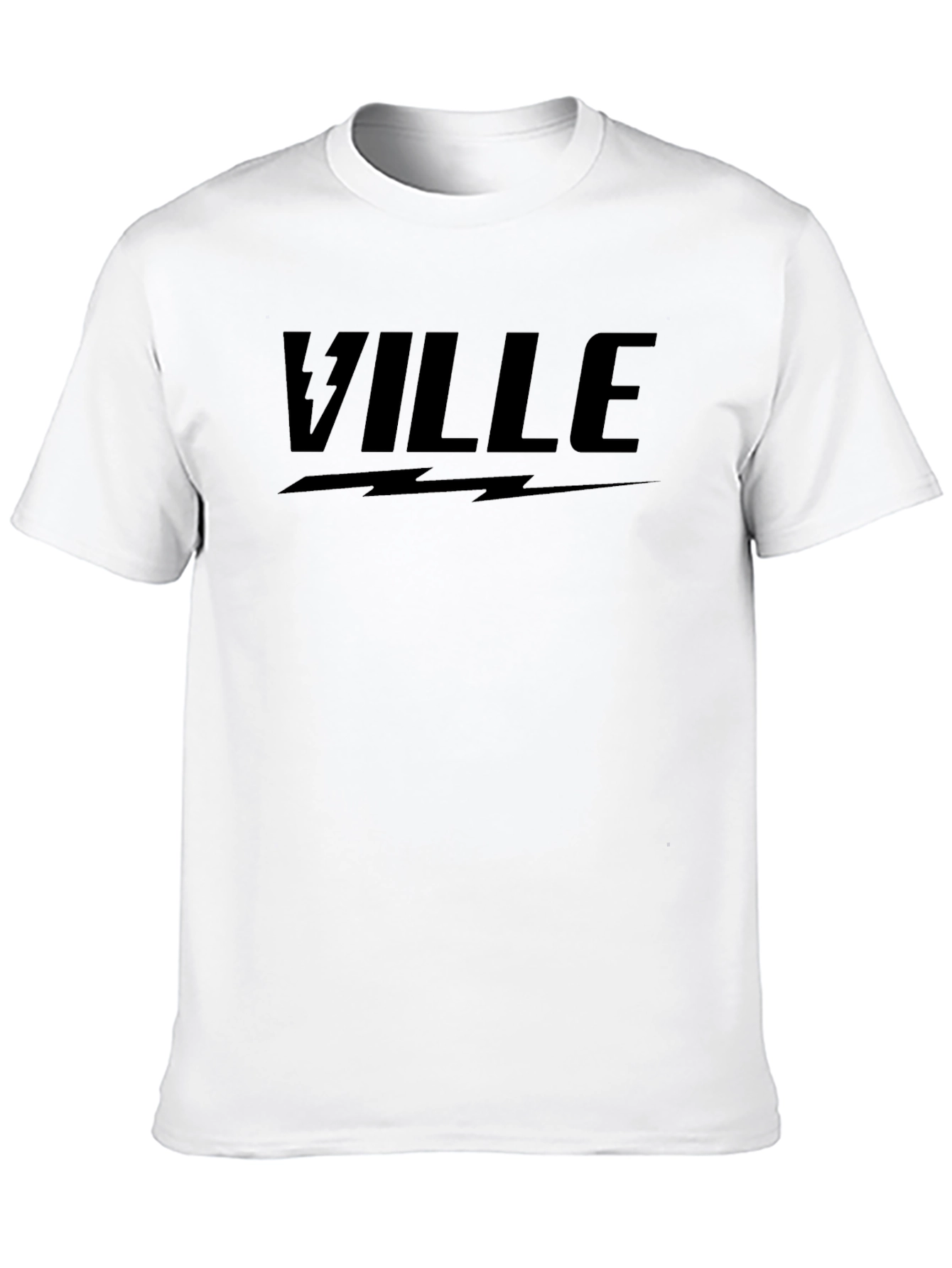 Ville Lightning Bolt Graphic T-Shirt - Black
