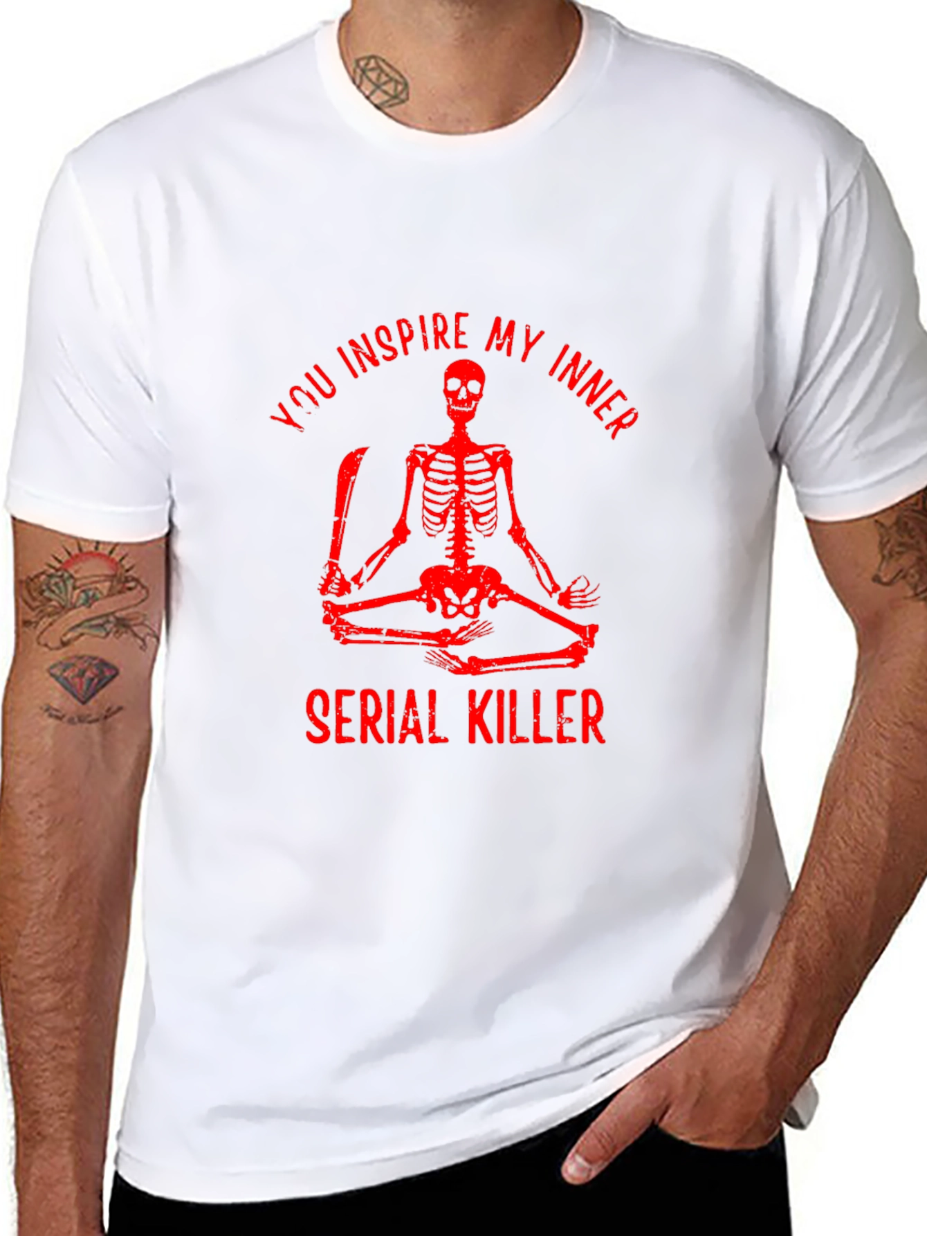 Inner Serial Killer T-Shirt - Red Graphic Tee