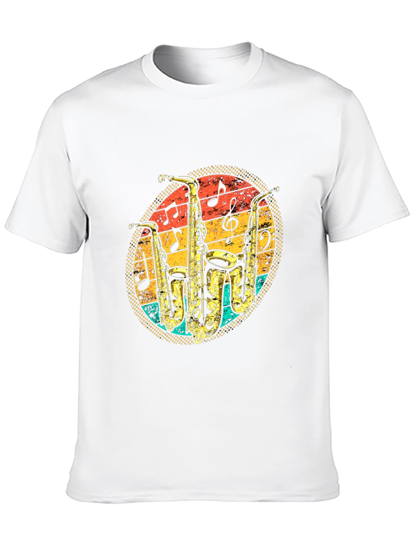 Retro Saxophone Music Lover T-Shirt