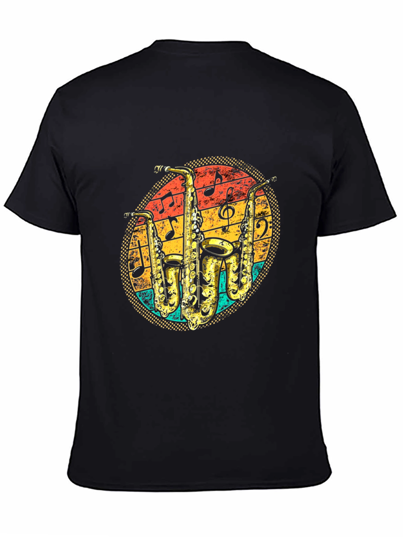 Retro Saxophone Music Lover T-Shirt