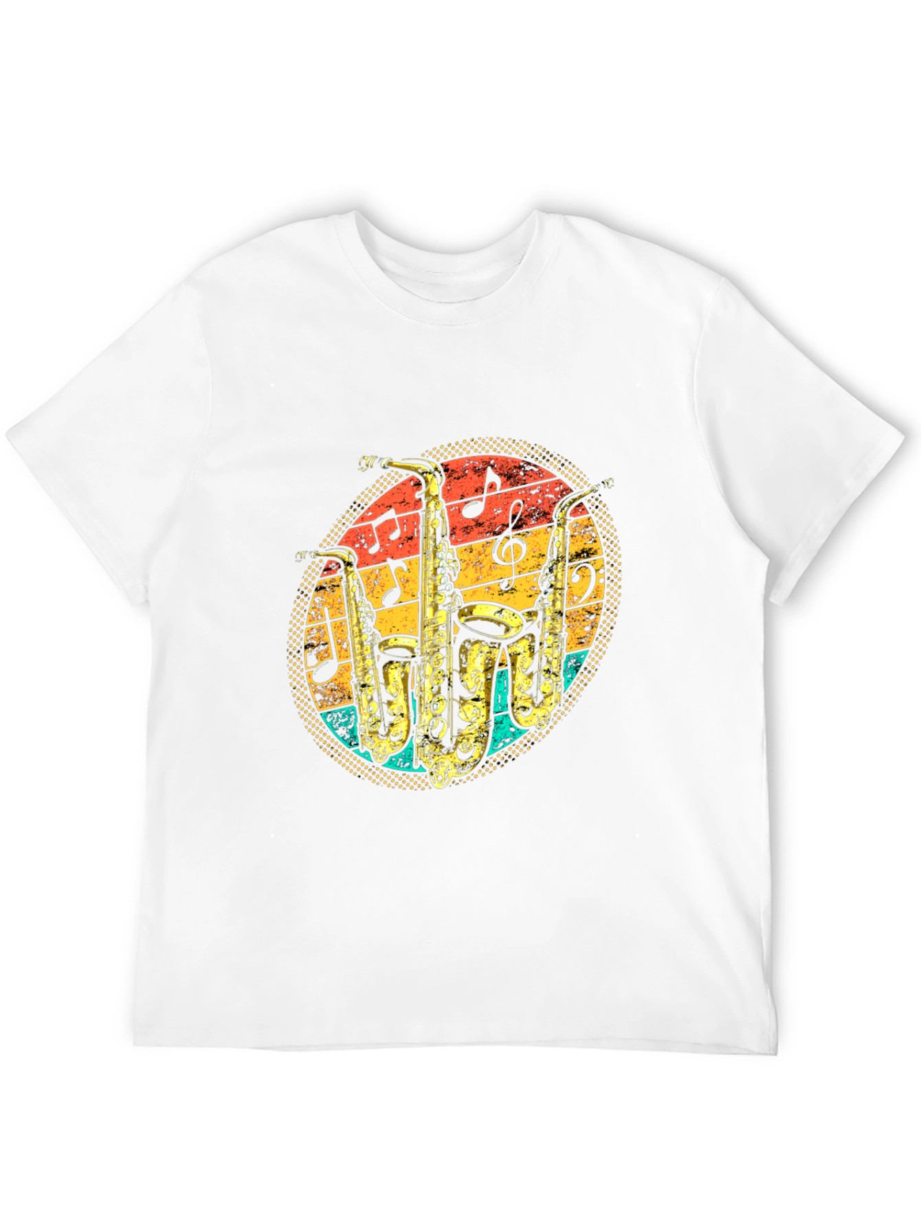 Retro Saxophone Music Lover T-Shirt