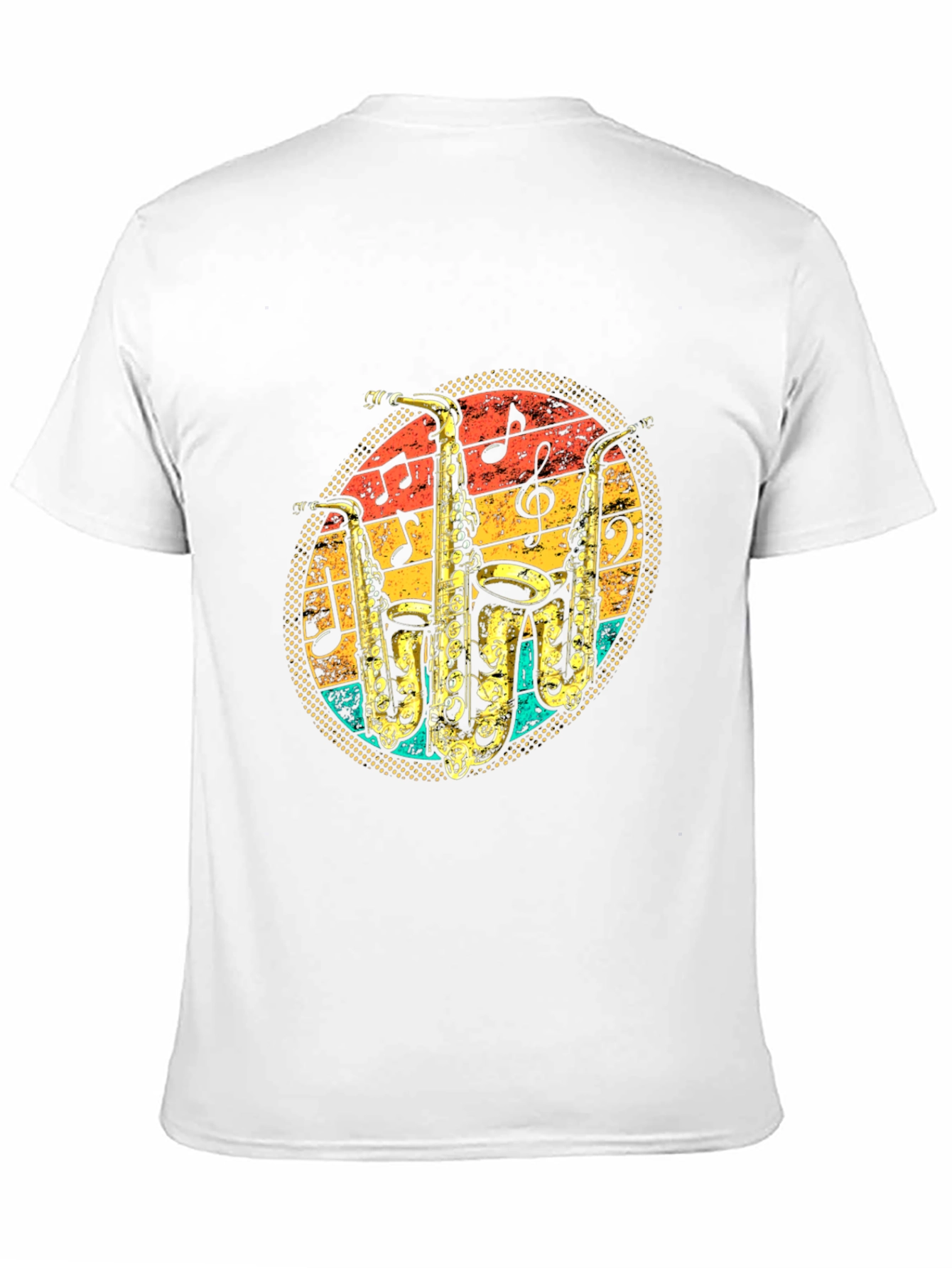 Retro Saxophone Music Lover T-Shirt