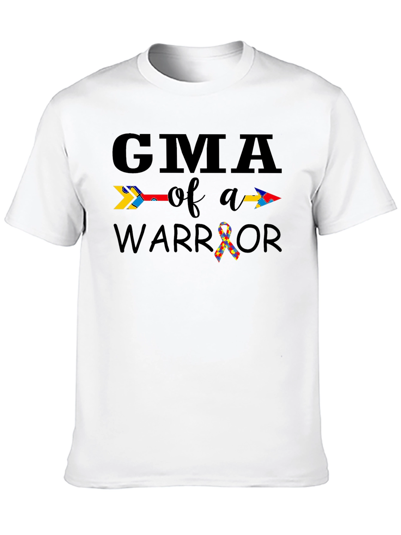 GMA of a Warrior Autism Awareness T-Shirt