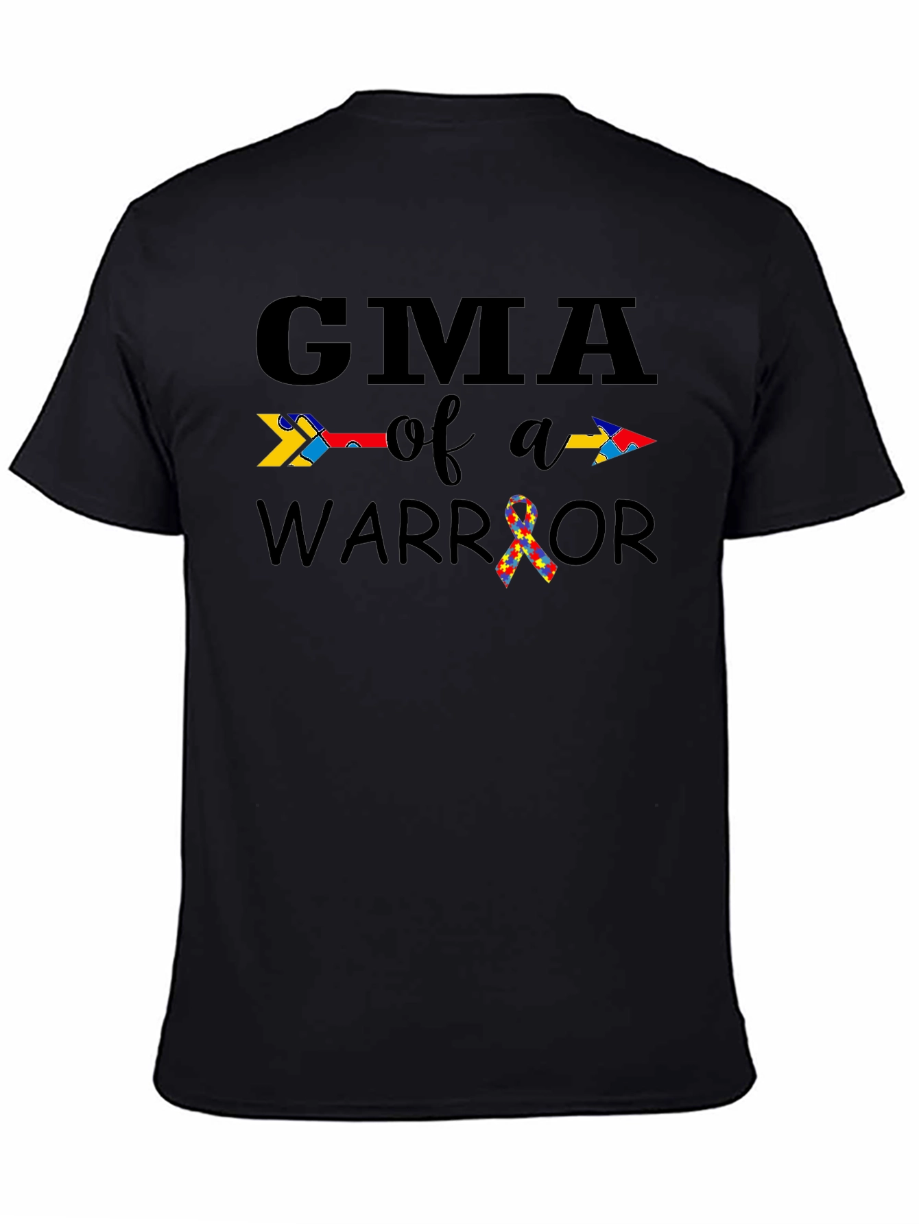 GMA of a Warrior Autism Awareness T-Shirt