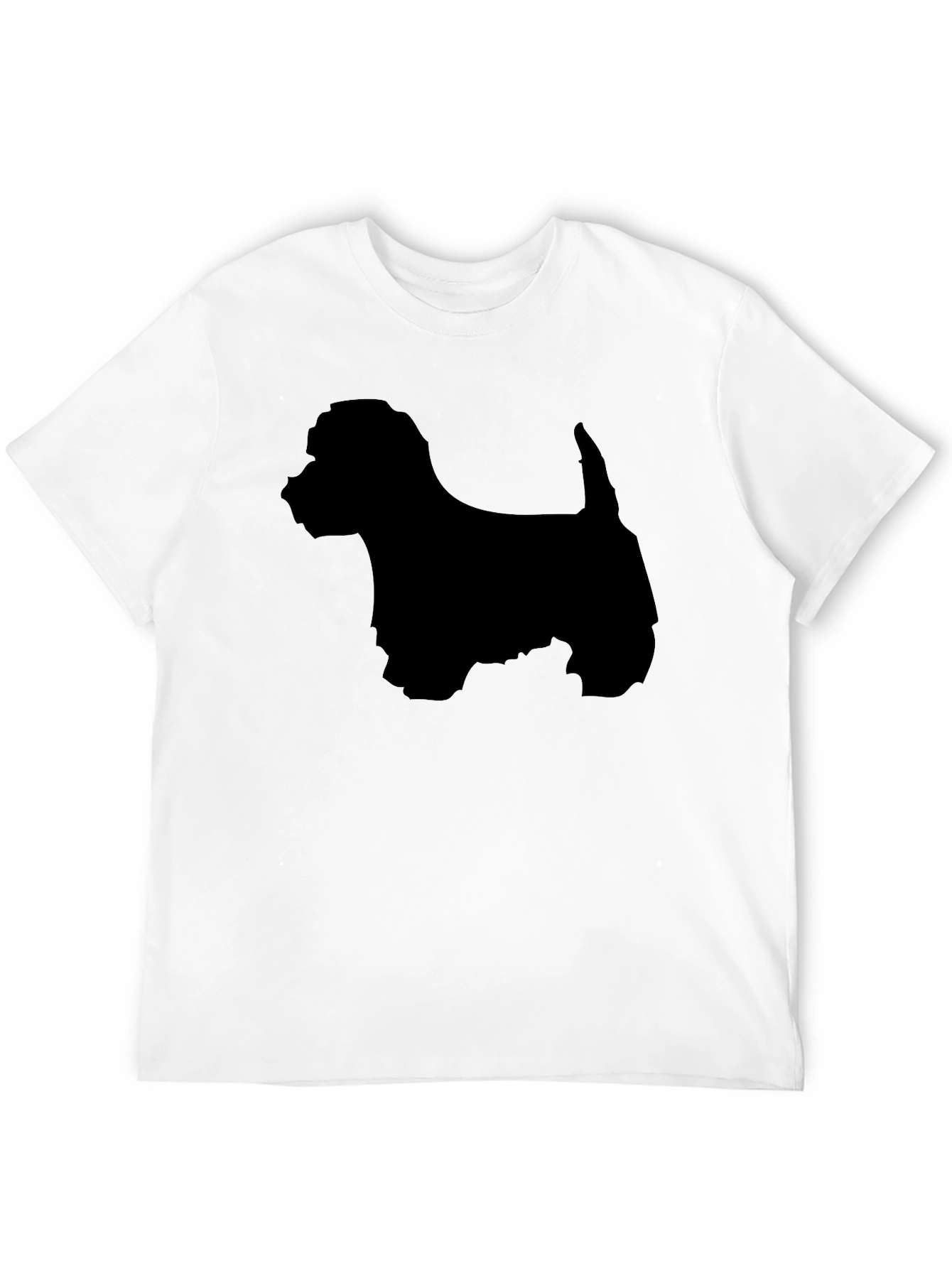 Westie Dog Silhouette Graphic T-Shirt