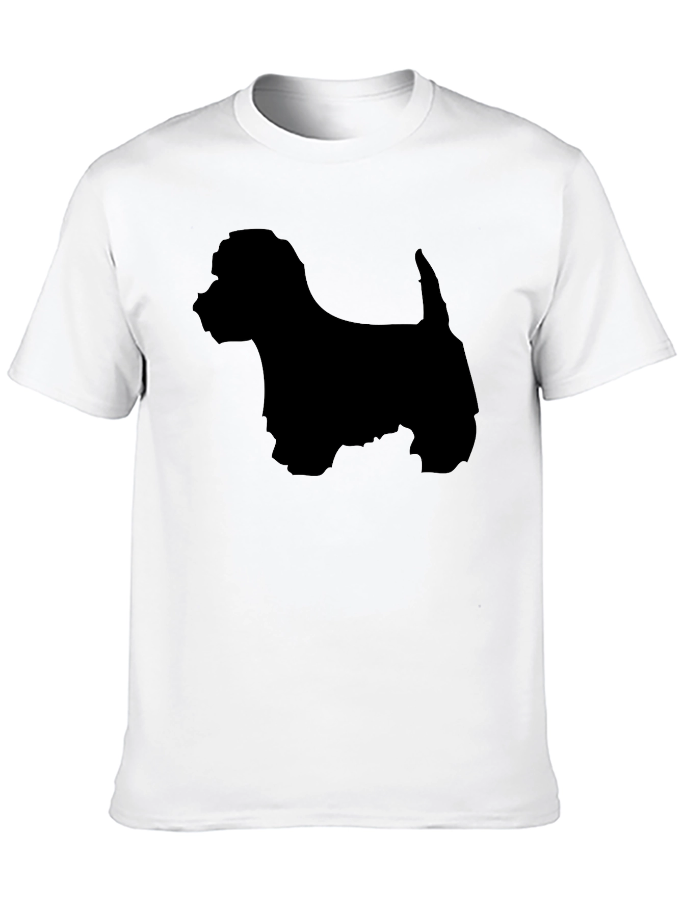 Westie Dog Silhouette Graphic T-Shirt