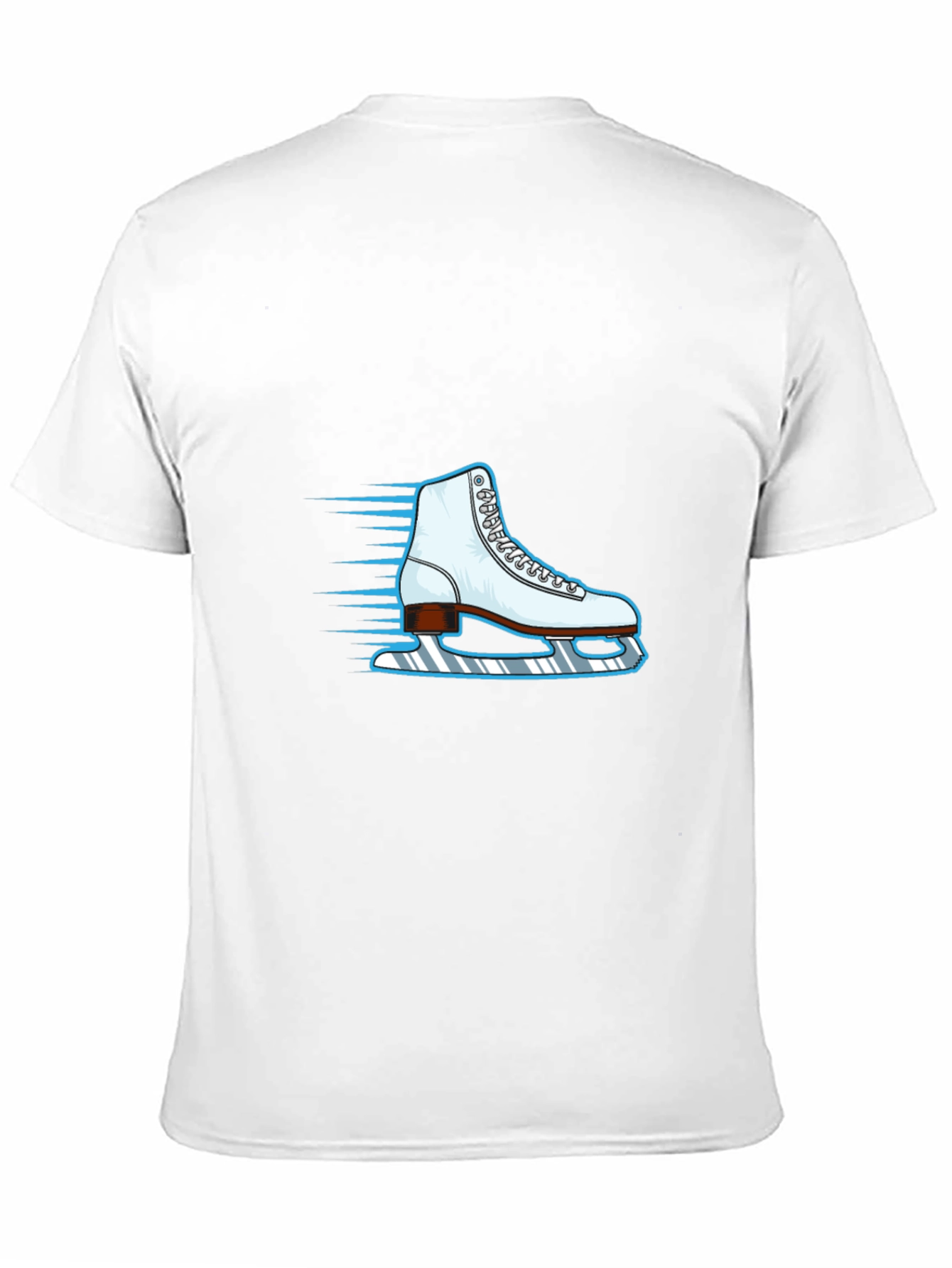 Ice Skate Graphic Black Tee