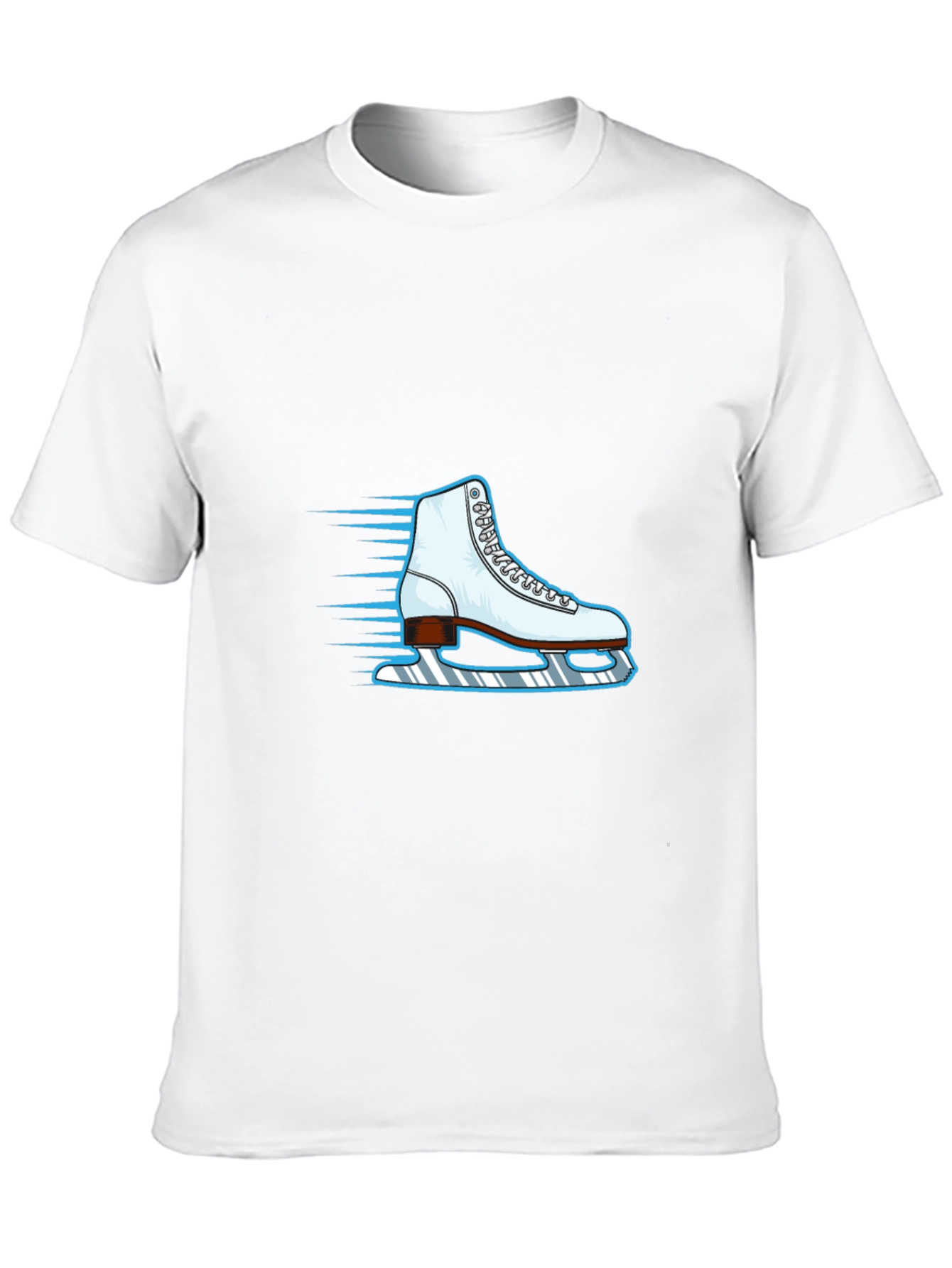 Ice Skate Graphic Black Tee