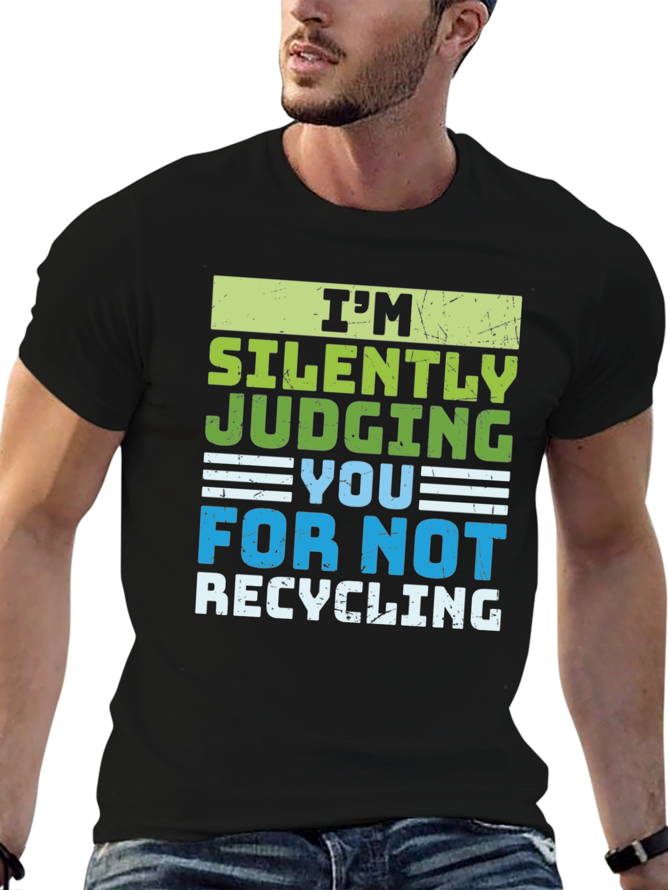 Silently Judging Recycling T-Shirt