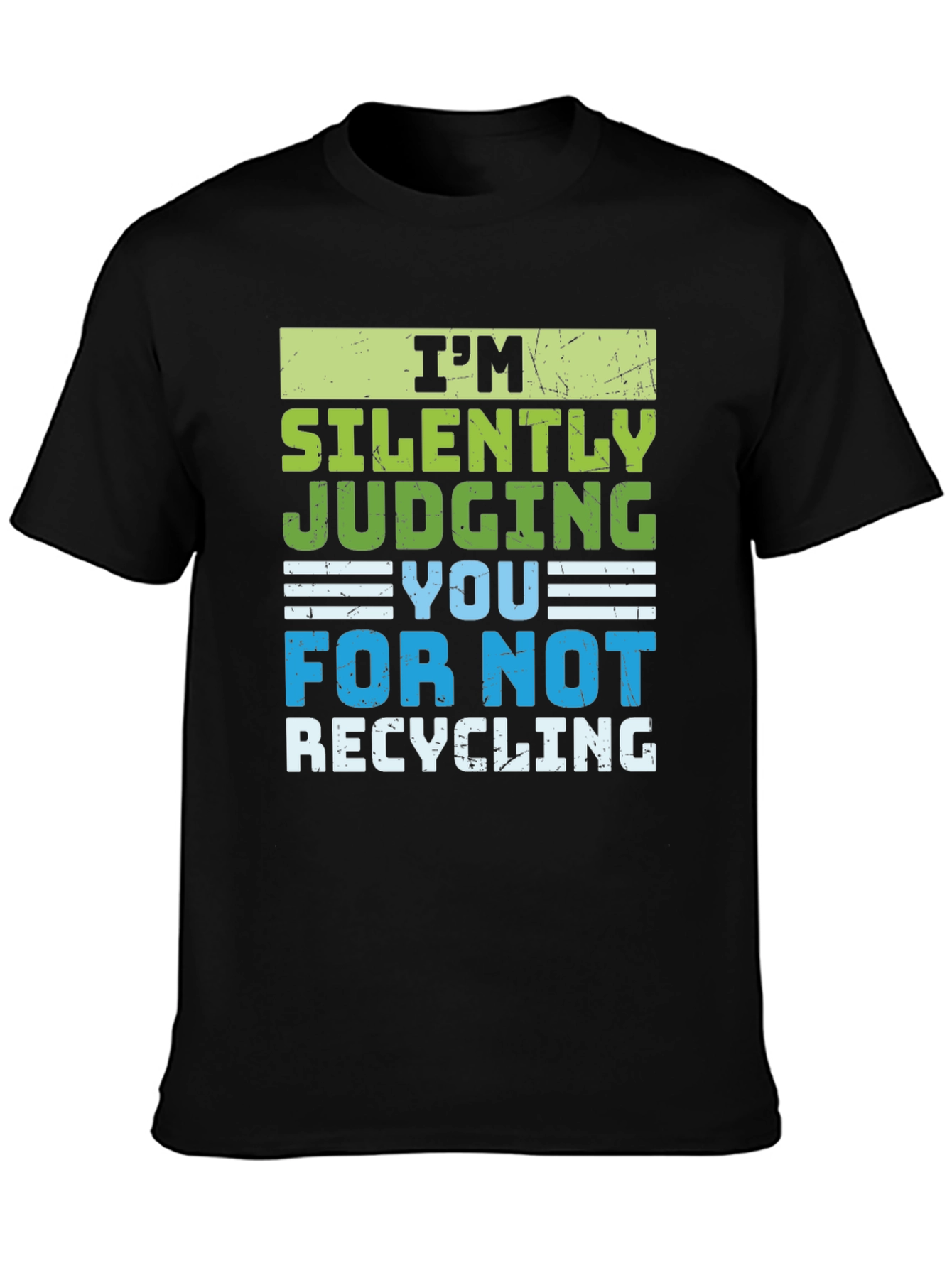 Silently Judging Recycling T-Shirt