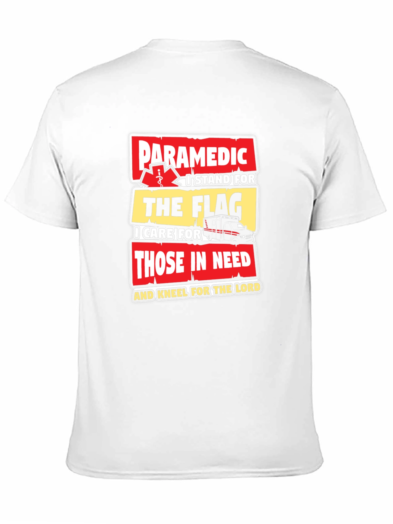 Paramedic Flag T-Shirt - First Responder Pride