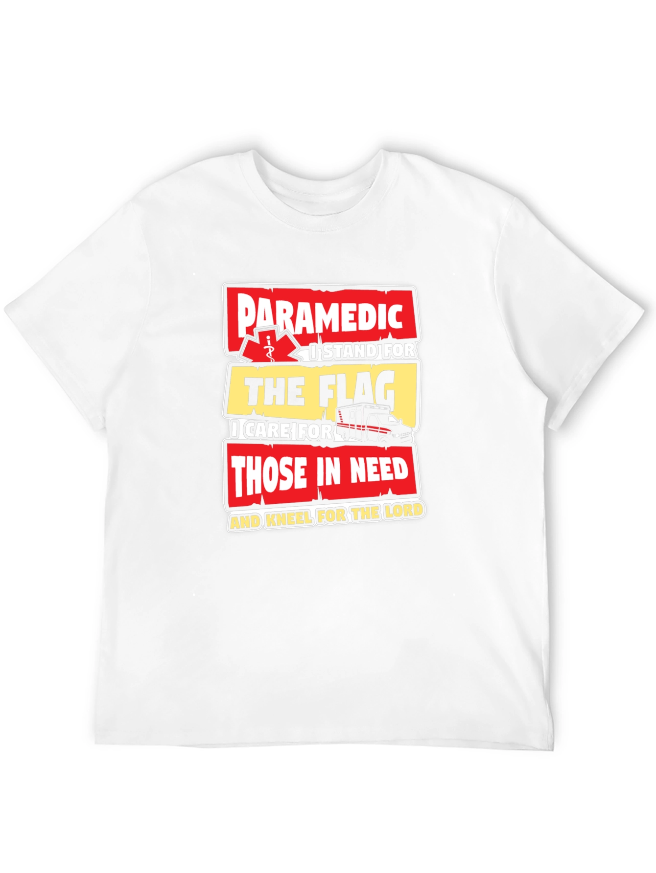 Paramedic Flag T-Shirt - First Responder Pride