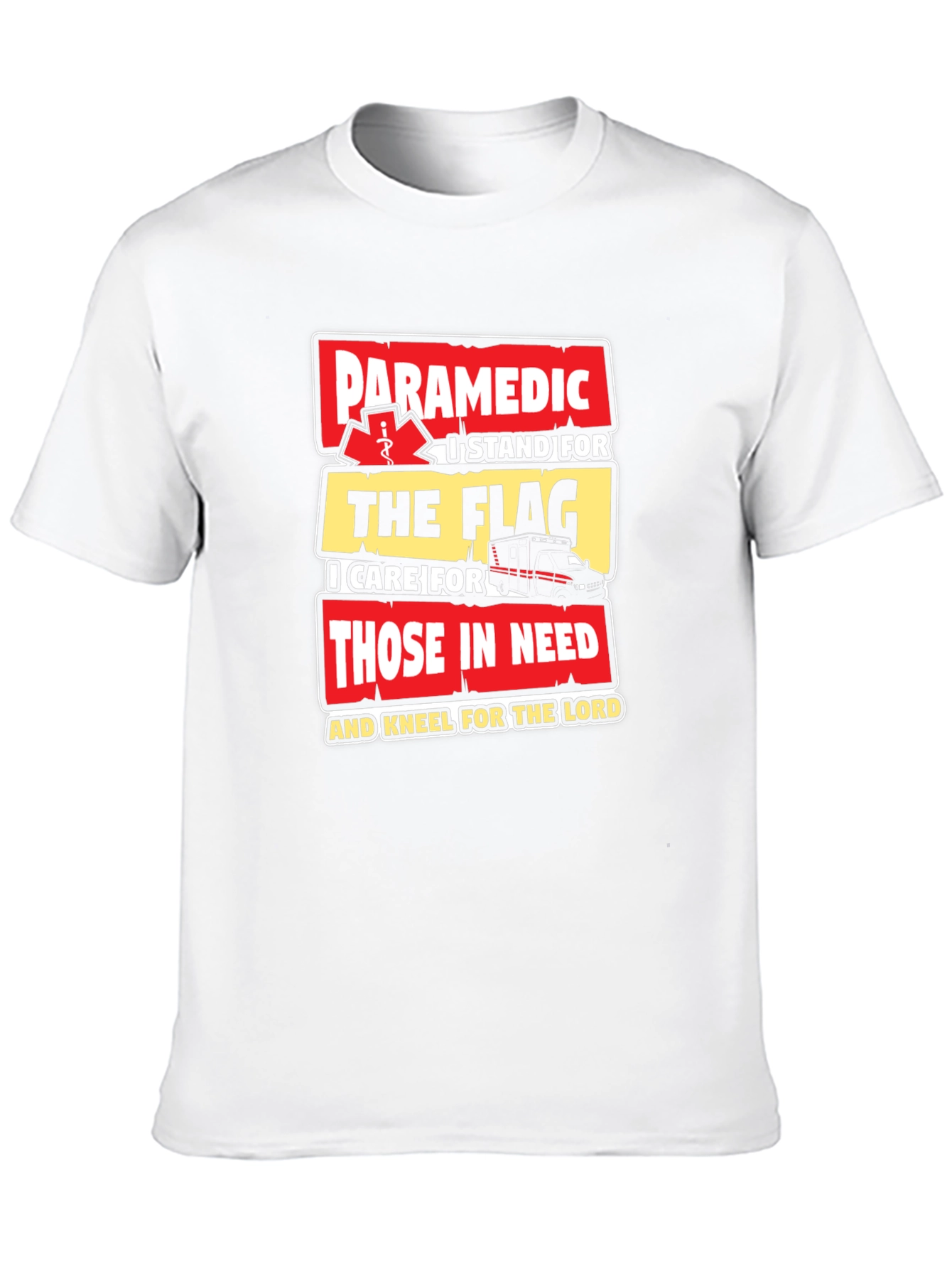 Paramedic Flag T-Shirt - First Responder Pride
