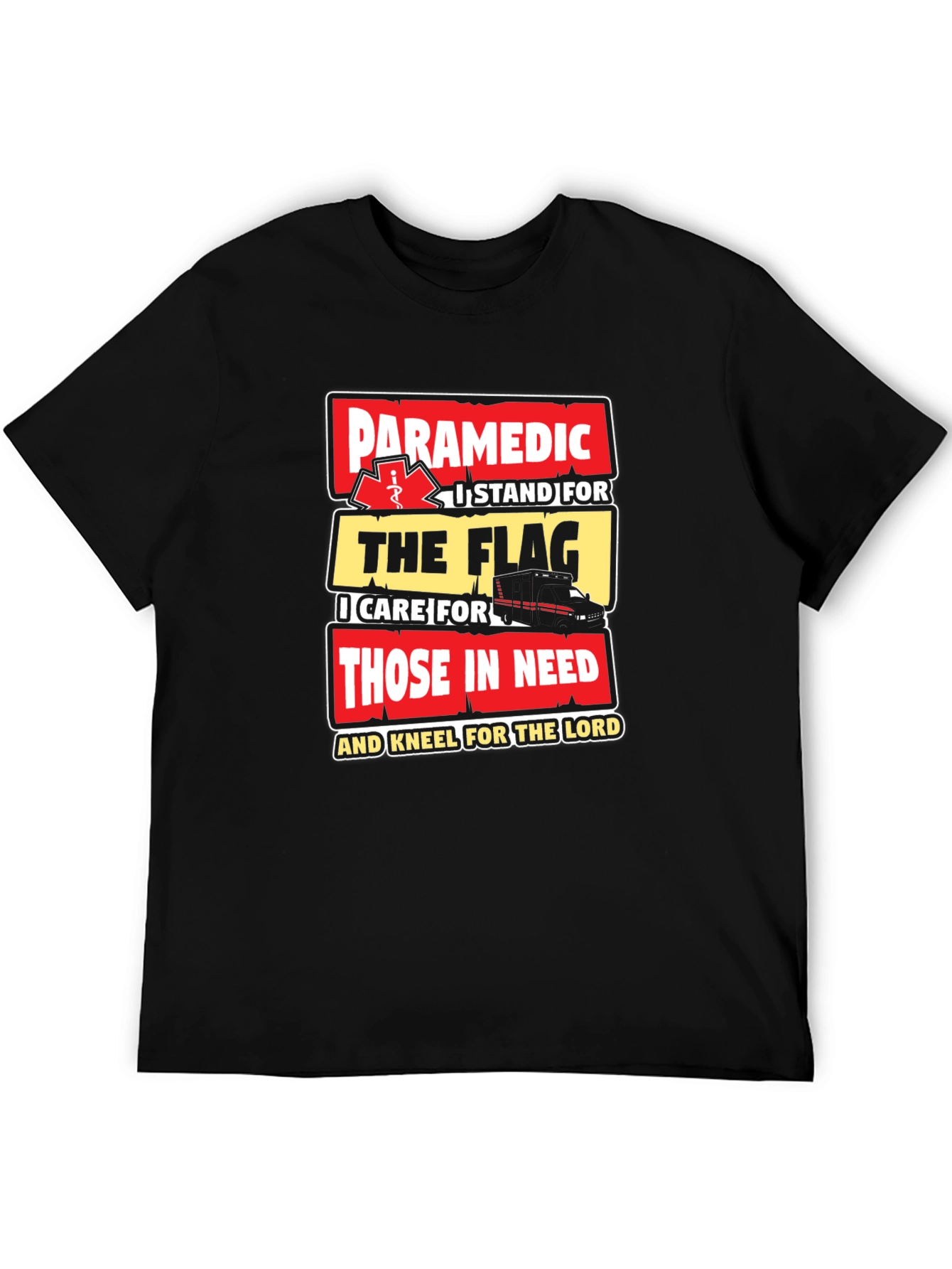 Paramedic Flag T-Shirt - First Responder Pride