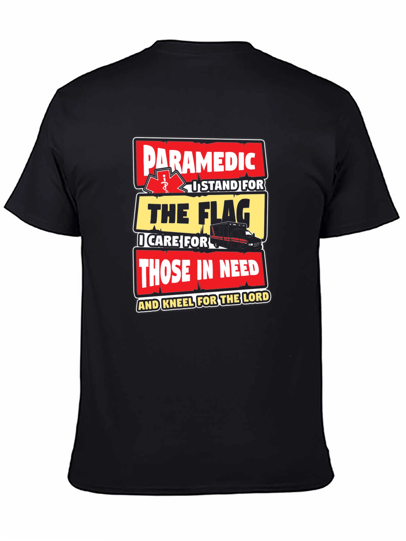 Paramedic Flag T-Shirt - First Responder Pride