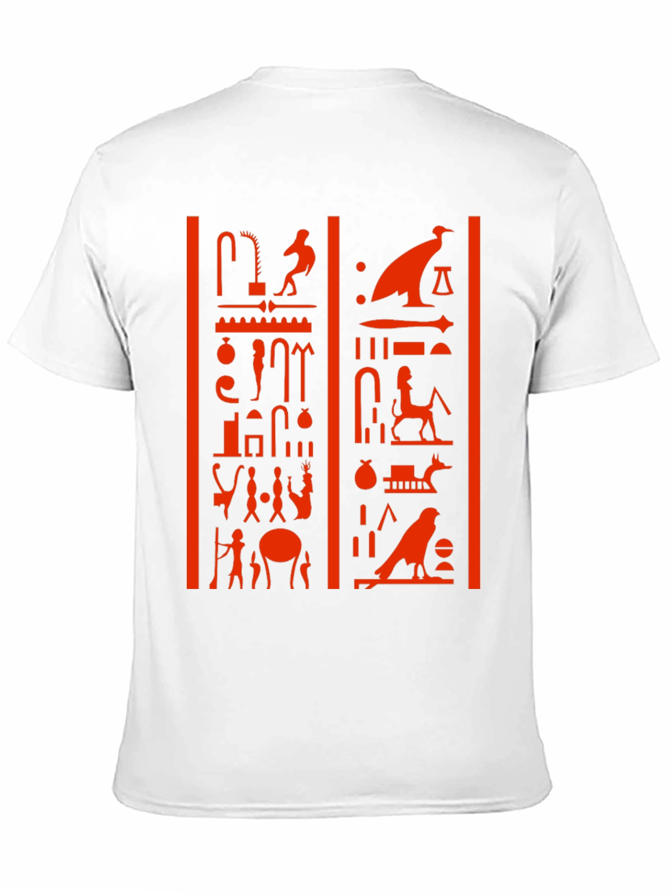Egyptian Hieroglyphics Graphic Tee - Black