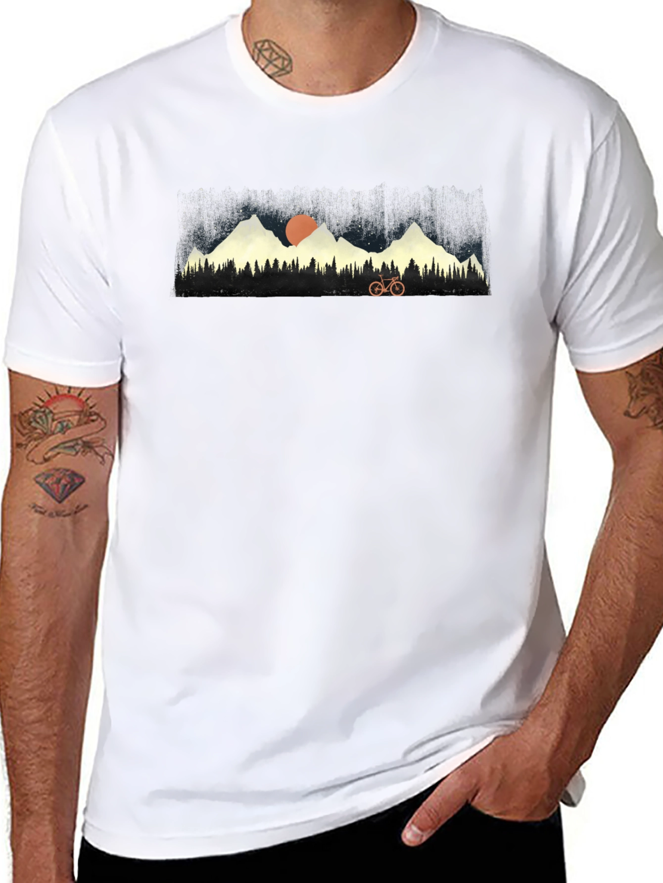 Mountain Bike Graphic Tee - Outdoor Adventure