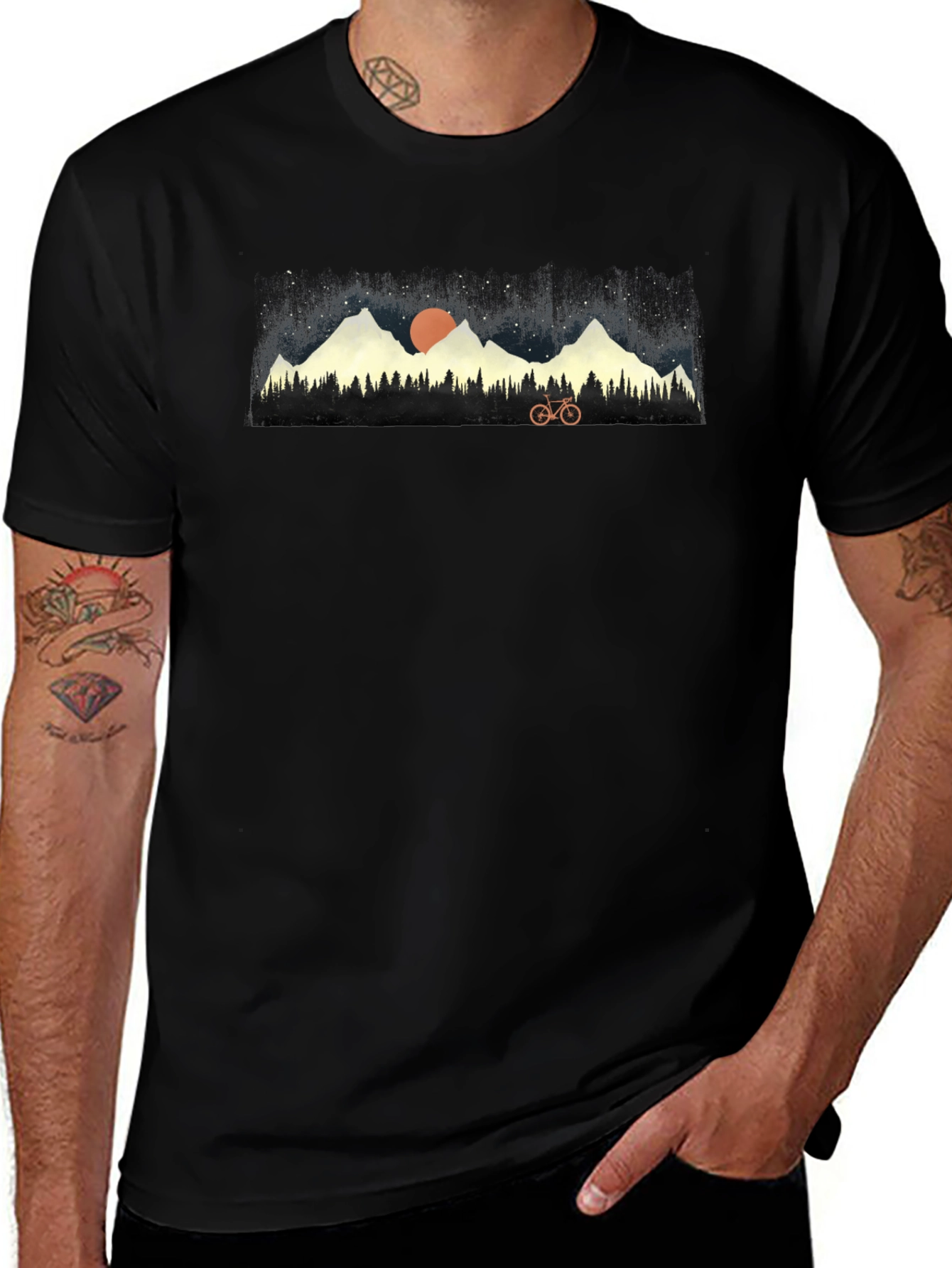Mountain Bike Graphic Tee - Outdoor Adventure