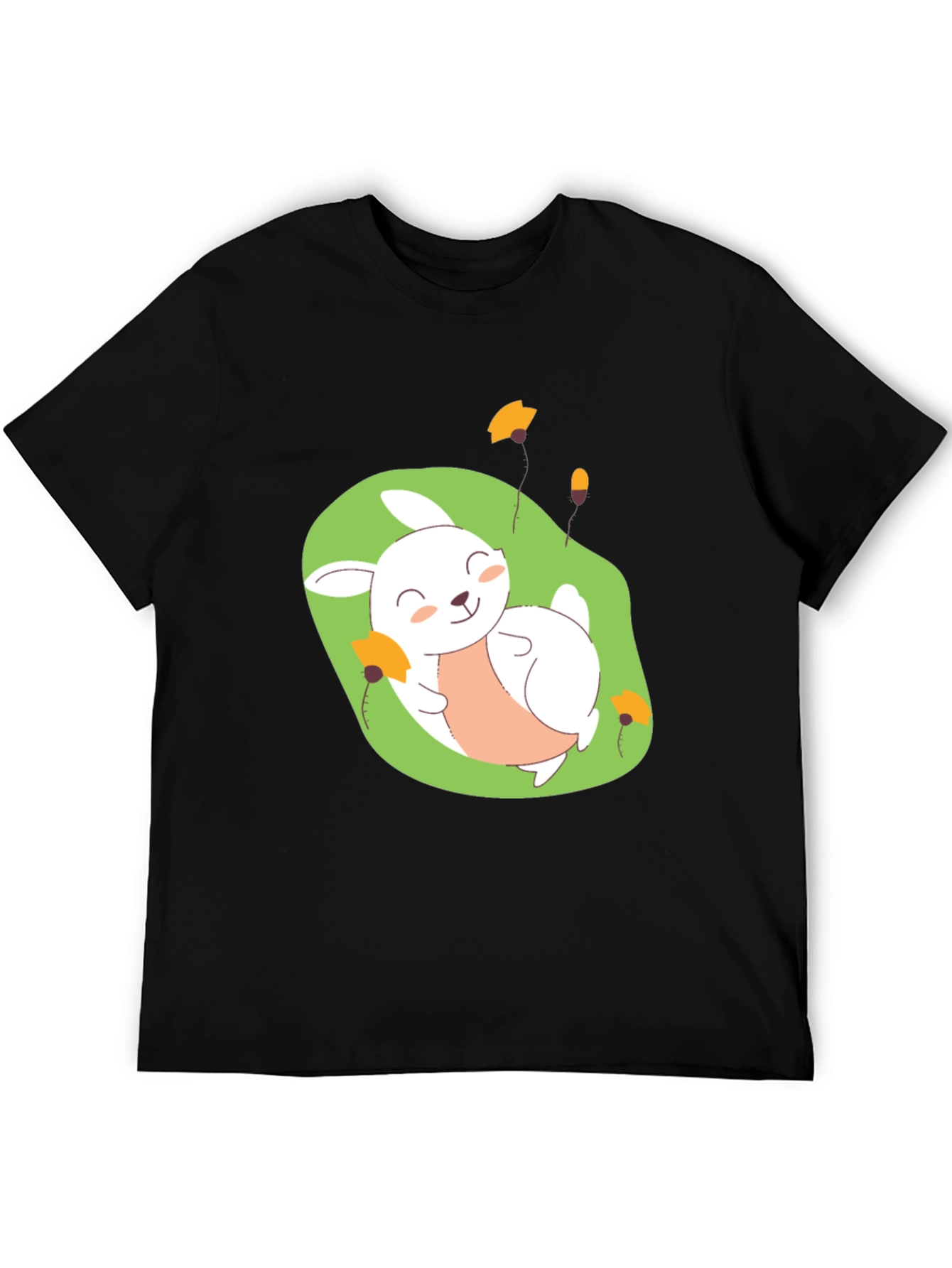 Cute Bunny Graphic T-Shirt - Soft Cotton Blend