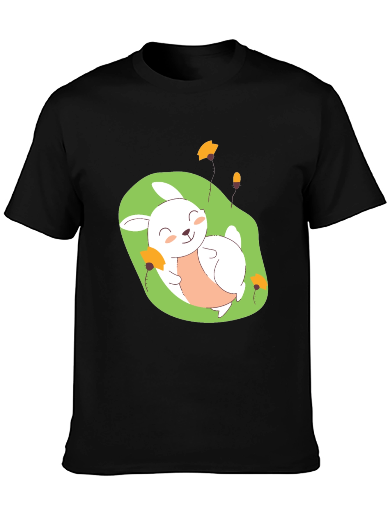 Cute Bunny Graphic T-Shirt - Soft Cotton Blend