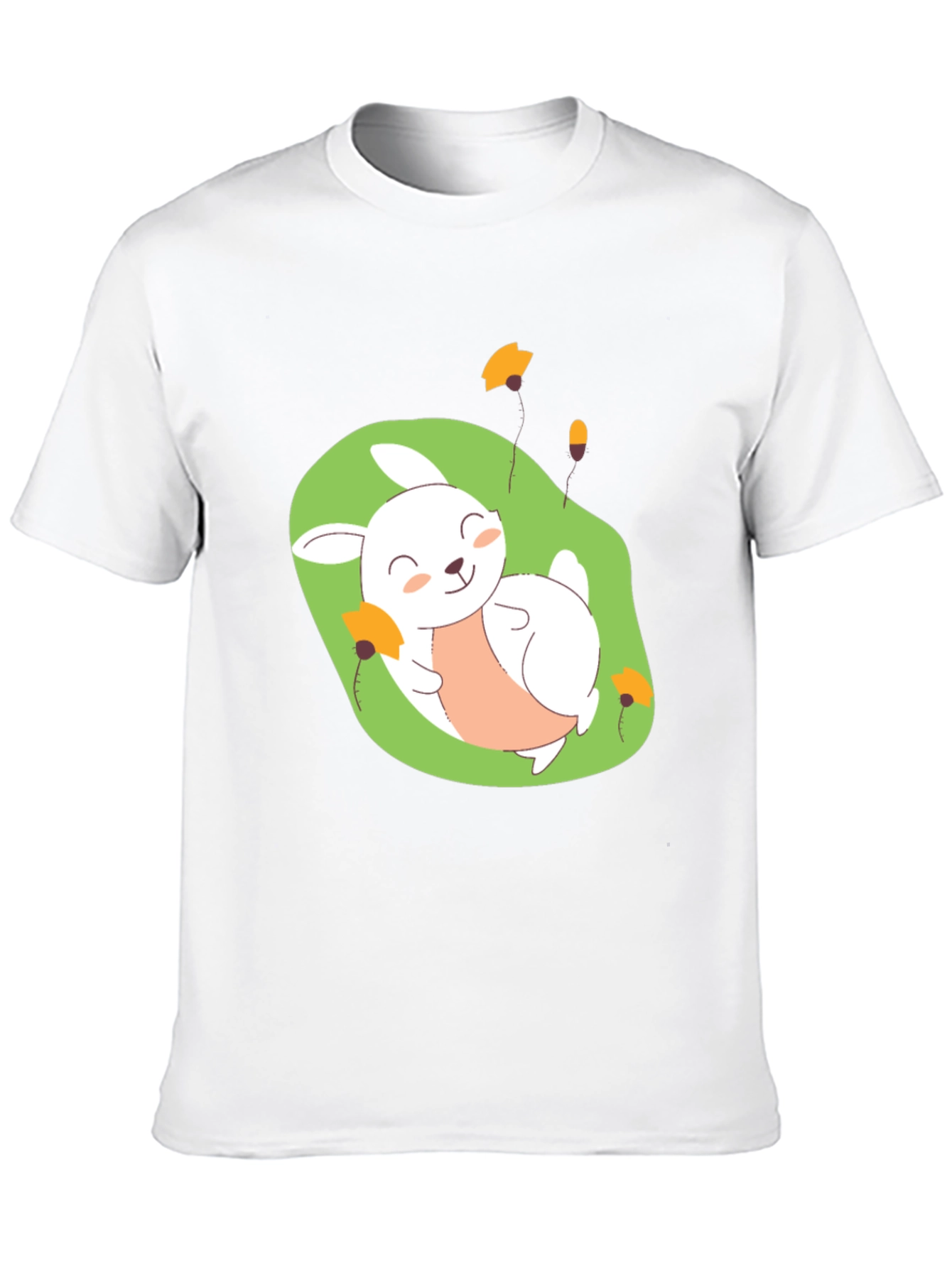 Cute Bunny Graphic T-Shirt - Soft Cotton Blend