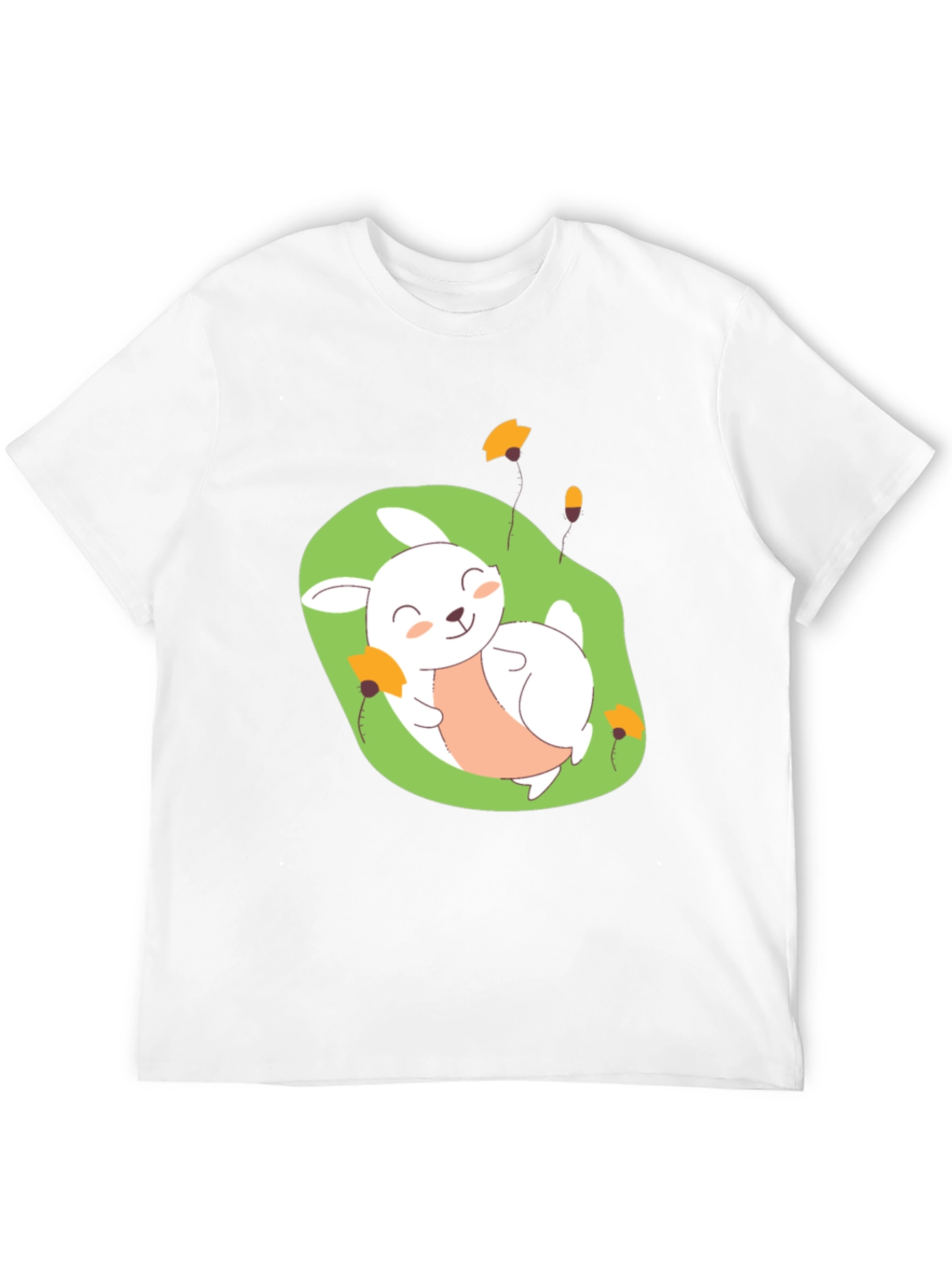 Cute Bunny Graphic T-Shirt - Soft Cotton Blend