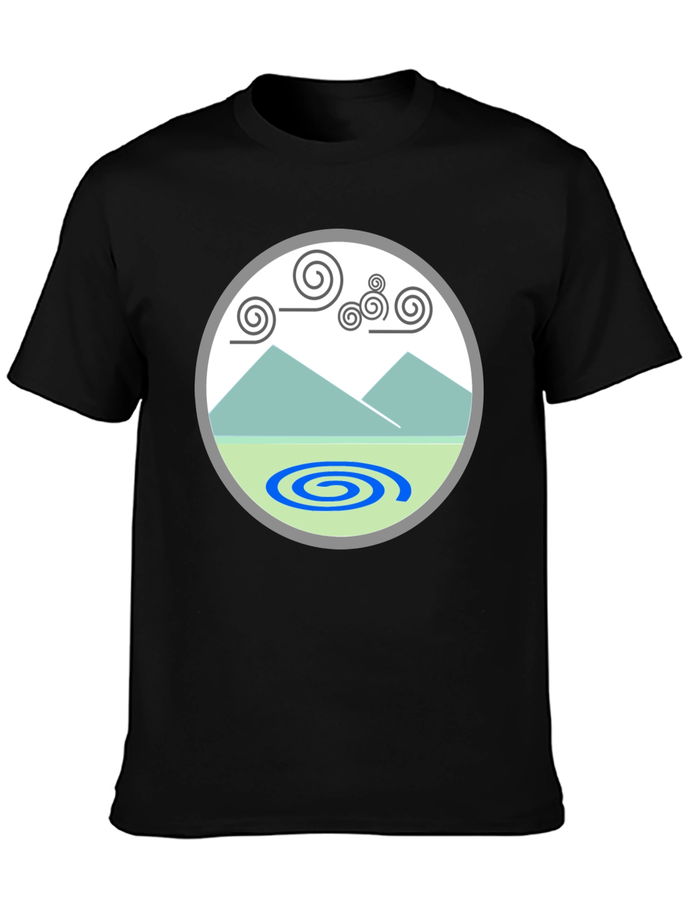 Nature T-Shirt - Mountain Lake Graphic Tee