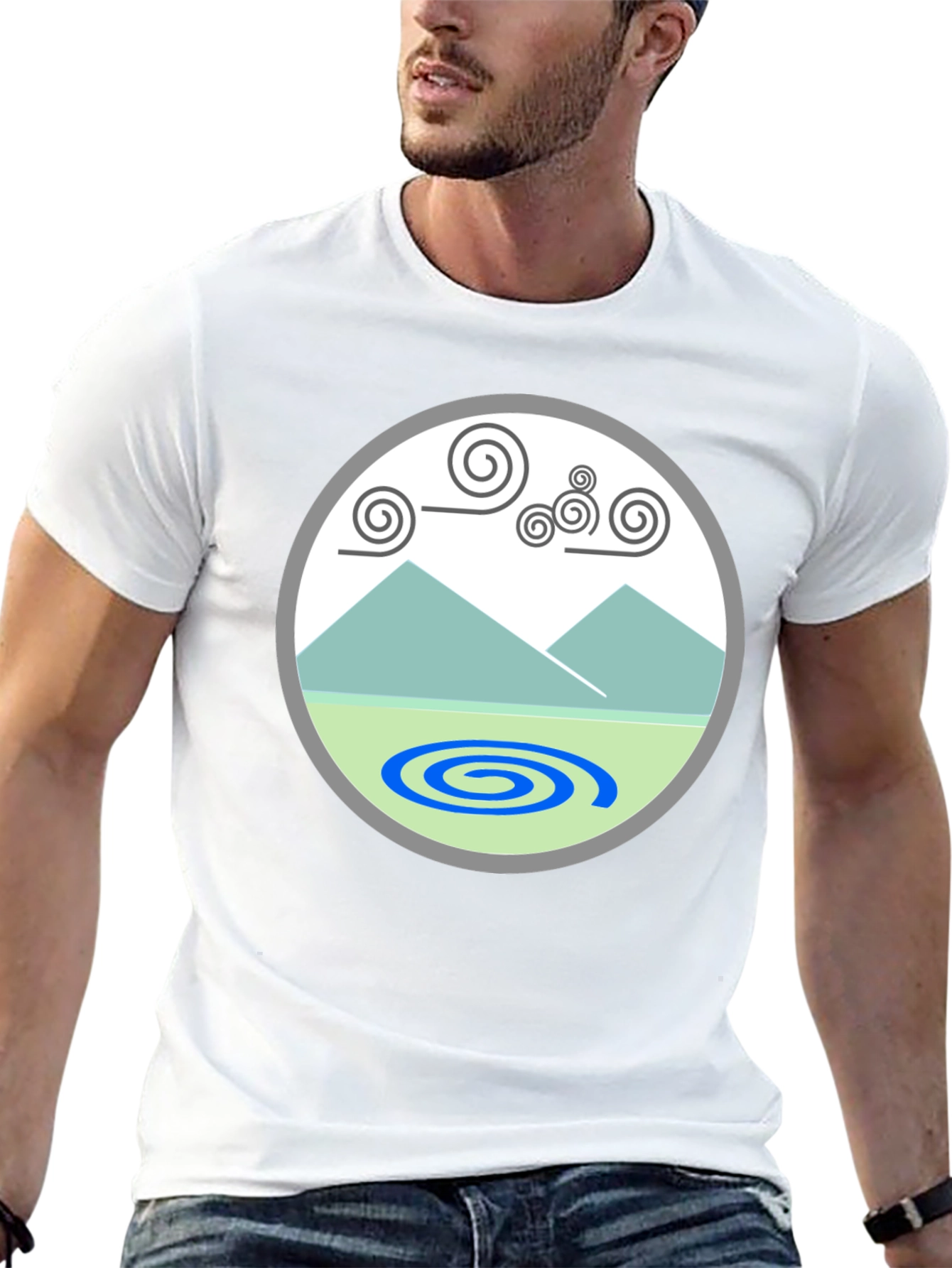 Nature T-Shirt - Mountain Lake Graphic Tee