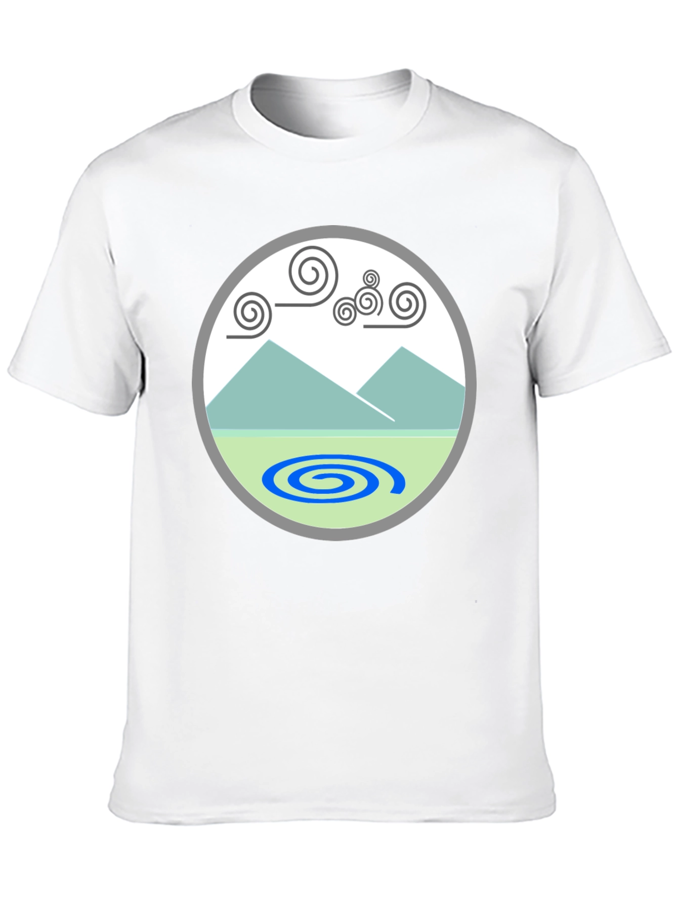 Nature T-Shirt - Mountain Lake Graphic Tee