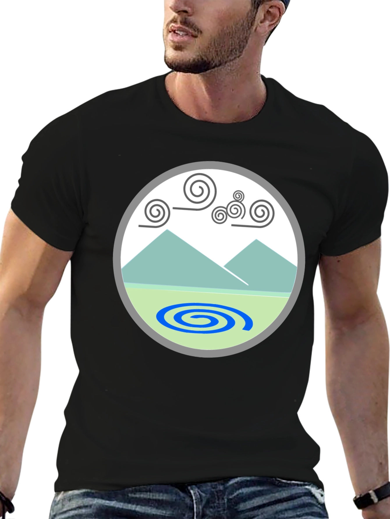 Nature T-Shirt - Mountain Lake Graphic Tee
