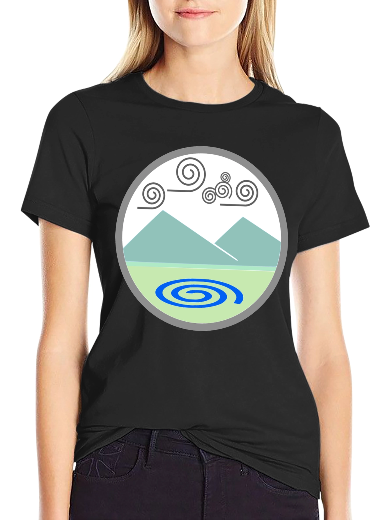 Nature T-Shirt - Mountain Lake Graphic Tee