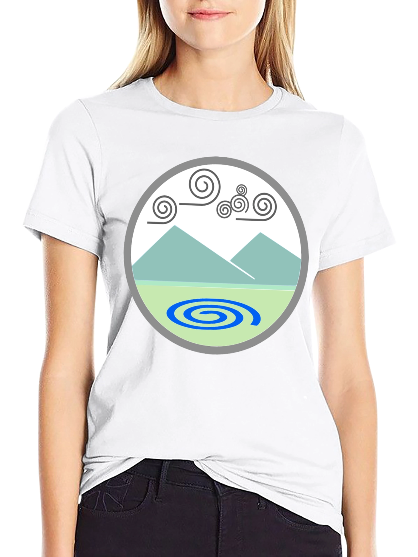 Nature T-Shirt - Mountain Lake Graphic Tee